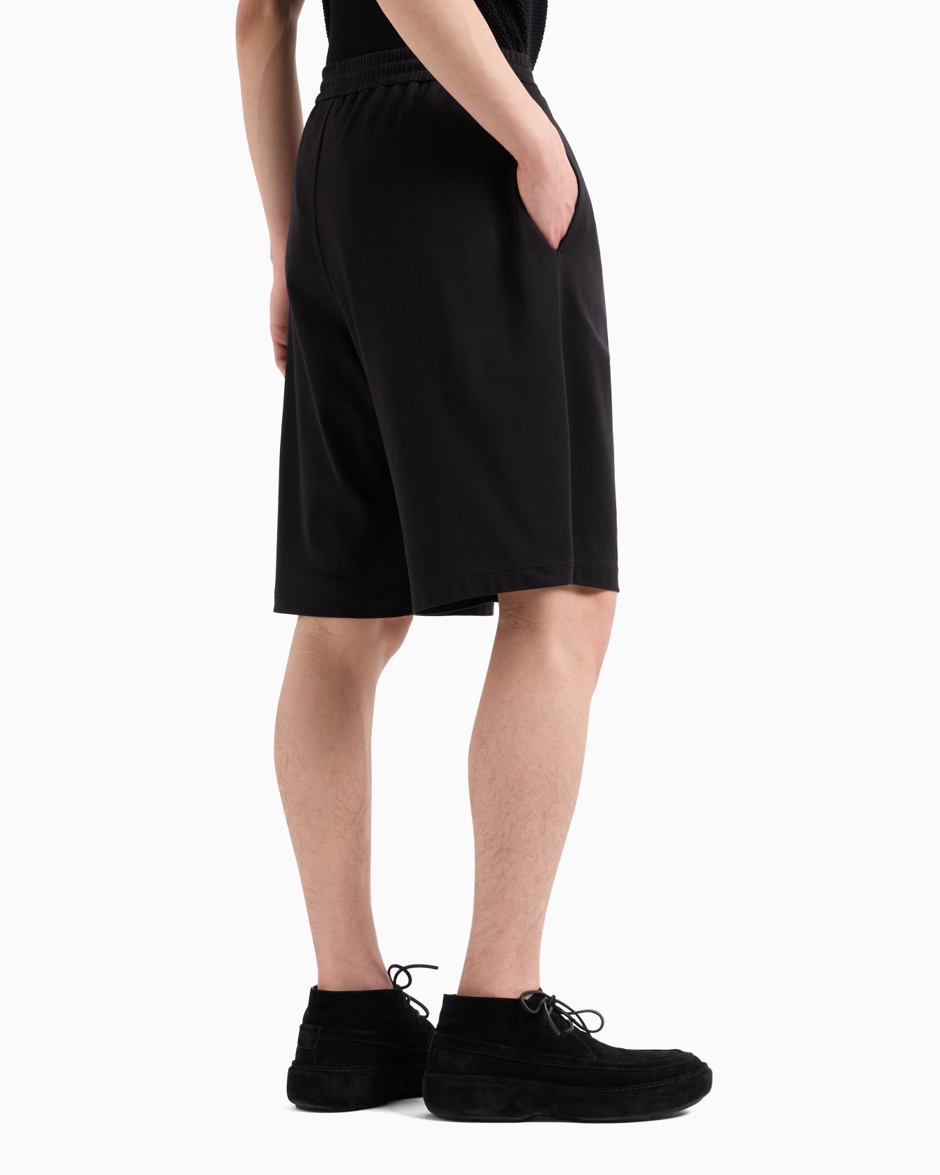 Cotton interlock Bermuda shorts Slide 3