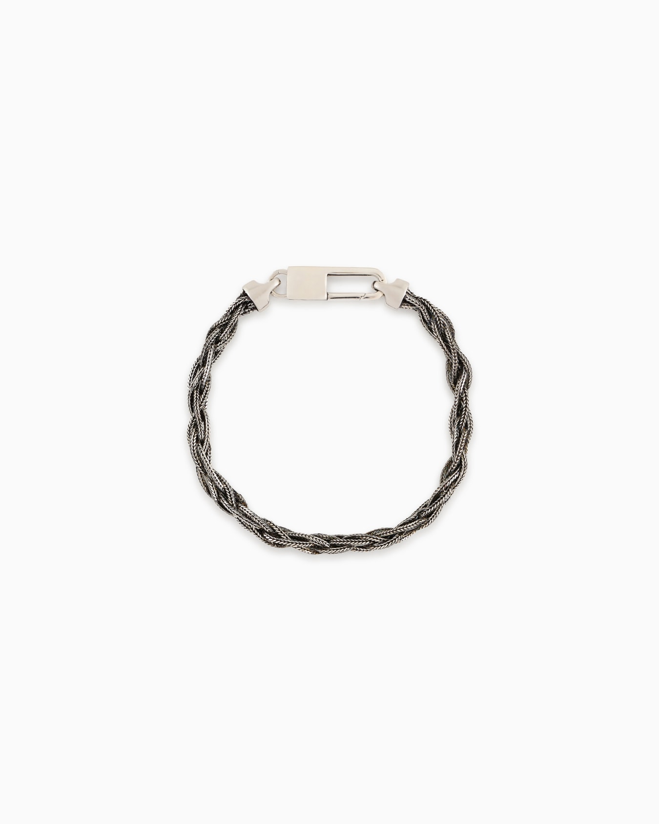 Braided sterling silver bracelet Slide 0