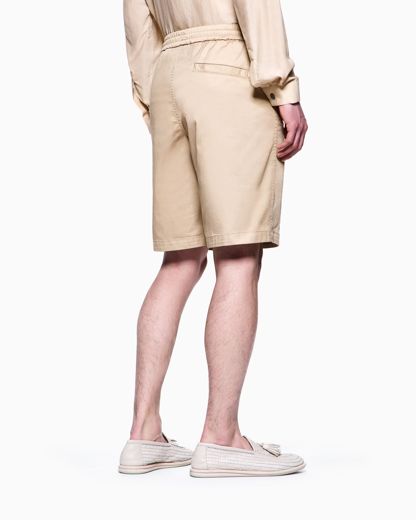 Bermuda shorts in stretch-cotton gabardine Slide 2