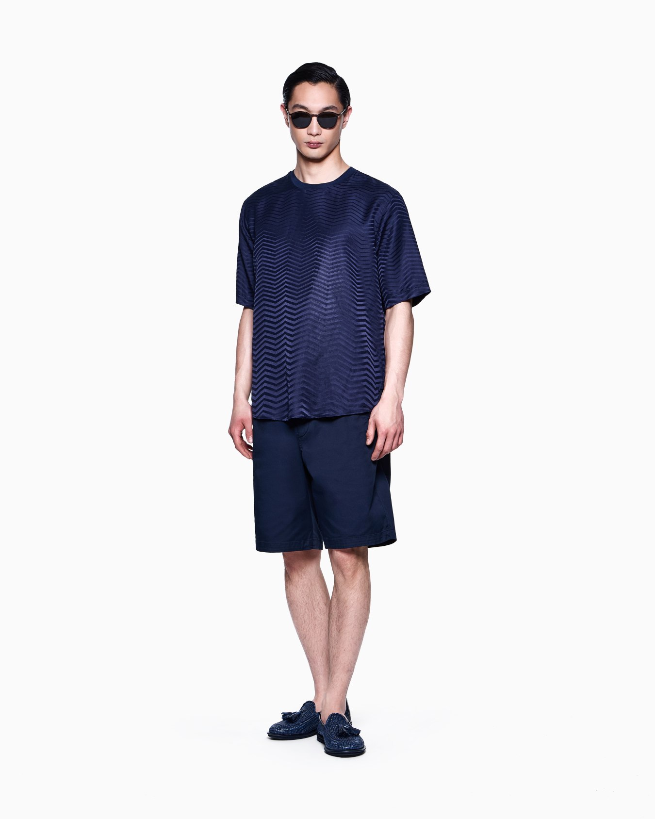 Bermuda en gabardine de coton stretch Diapositive 1
