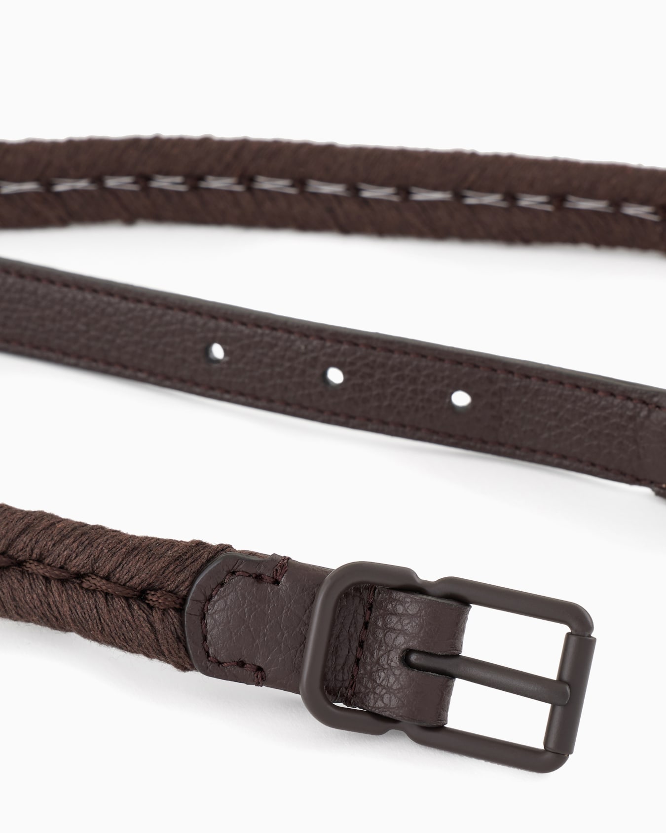 Rope and leather belt Slide 1