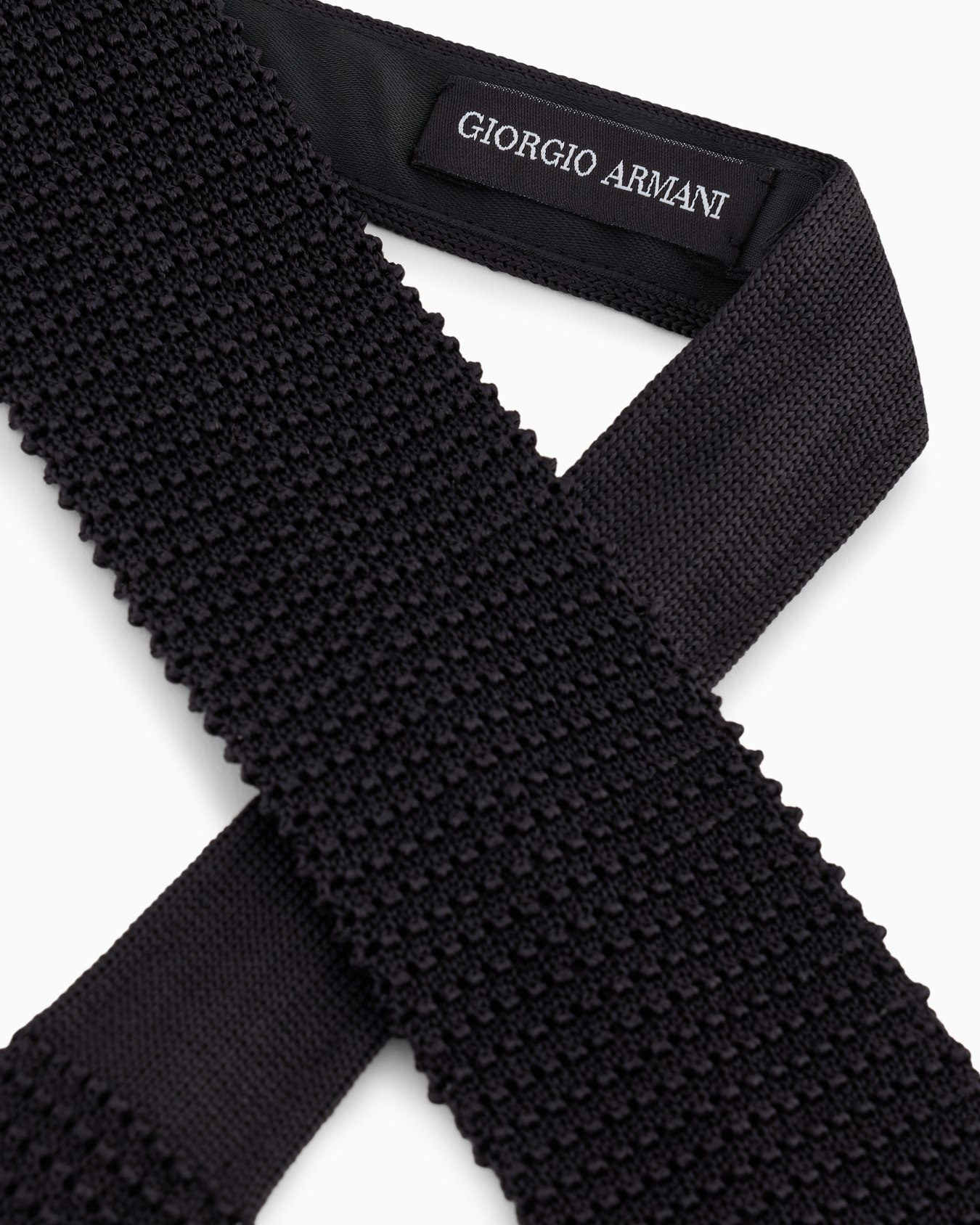 Corbata en tricot de seda Diapositiva 1