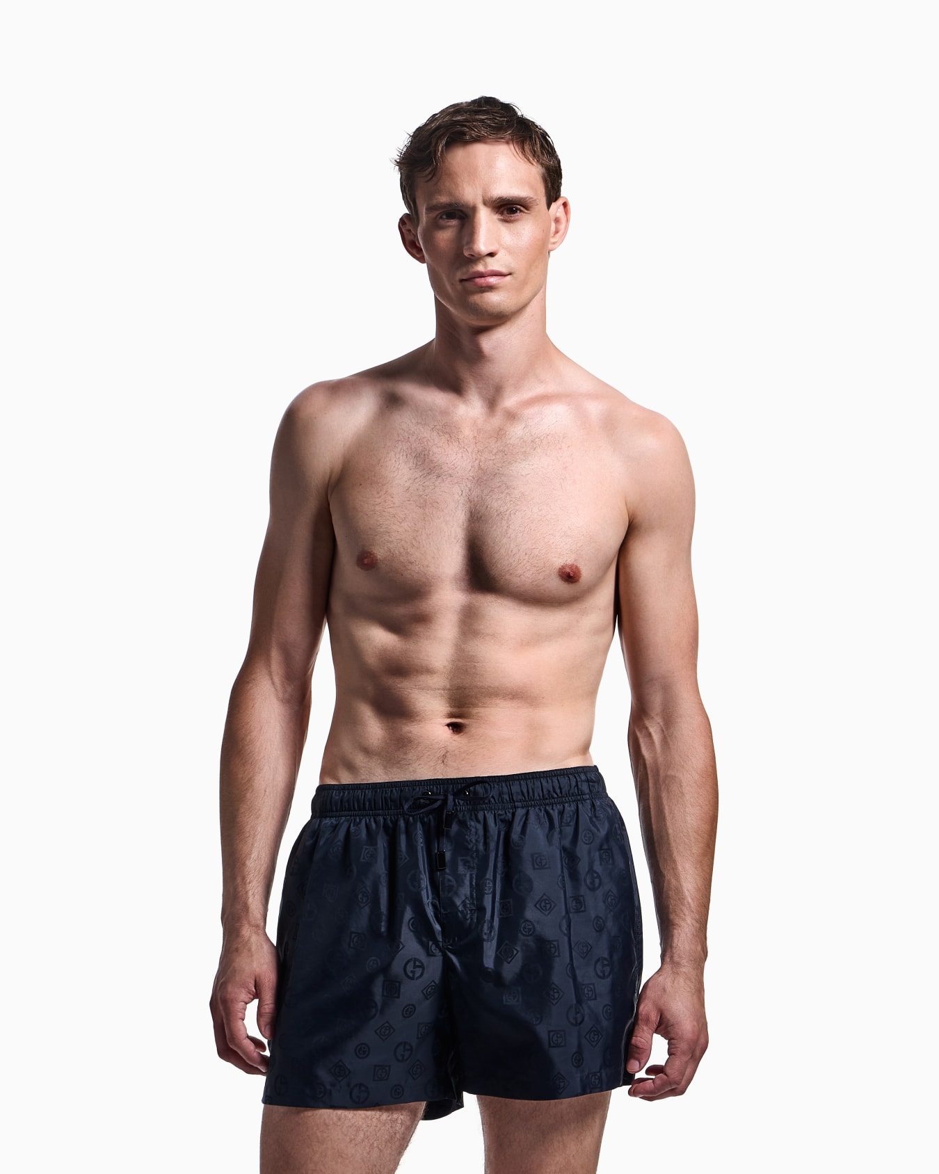 Monogram swim trunks Slide 1