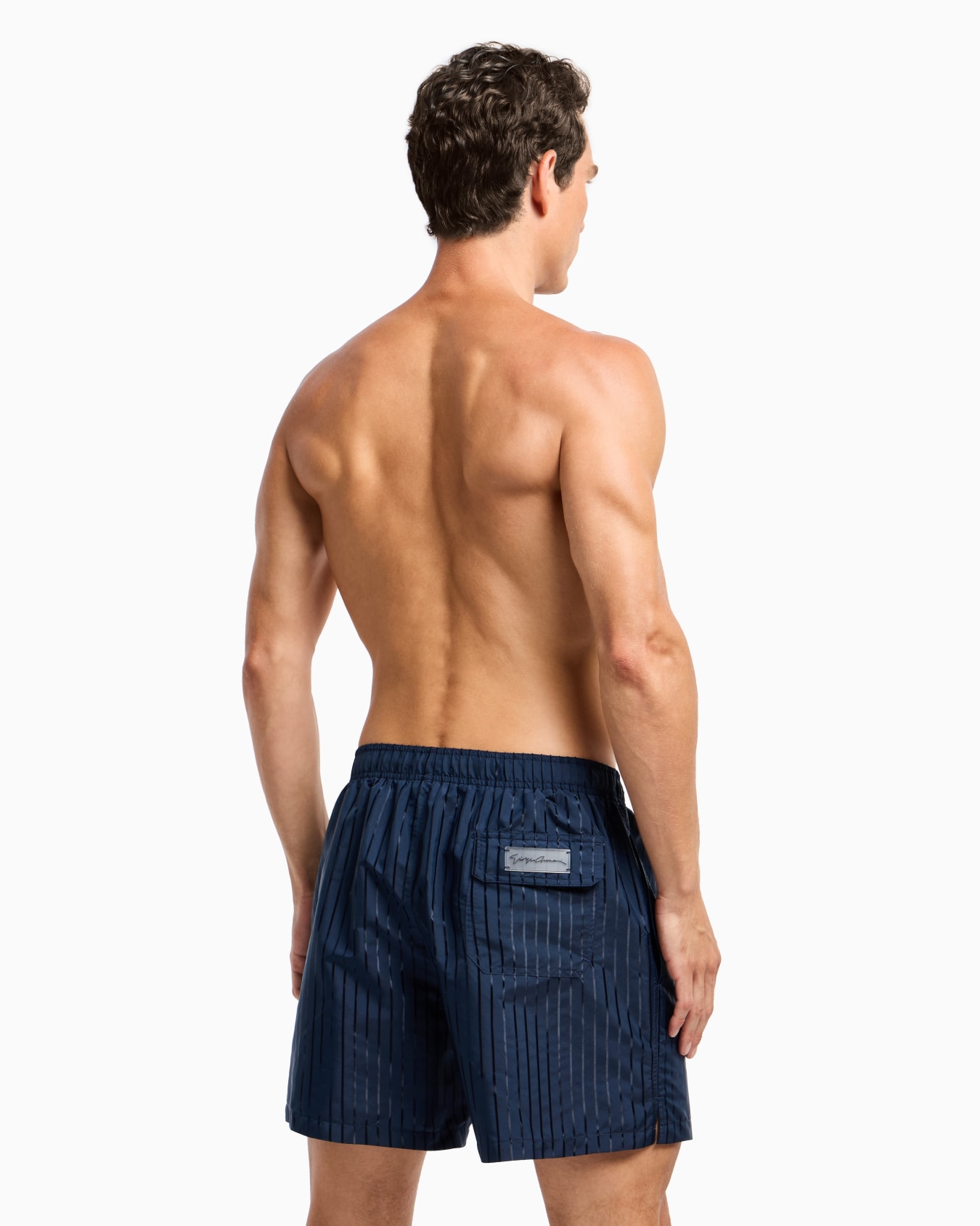 Striped swim trunks Slide 2