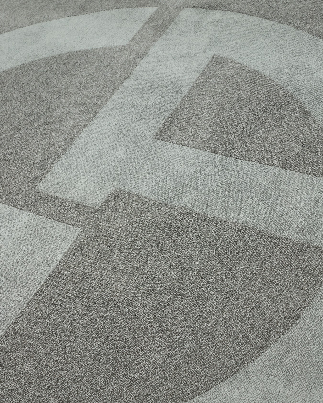 Cotton beach towel with jacquard logo Slide 1