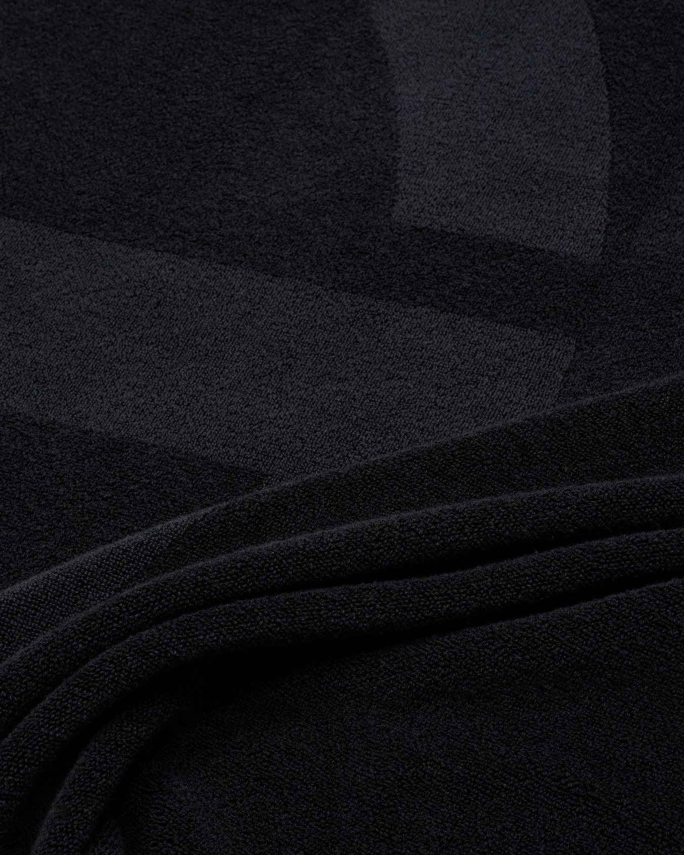 Cotton beach towel with jacquard logo Slide 1