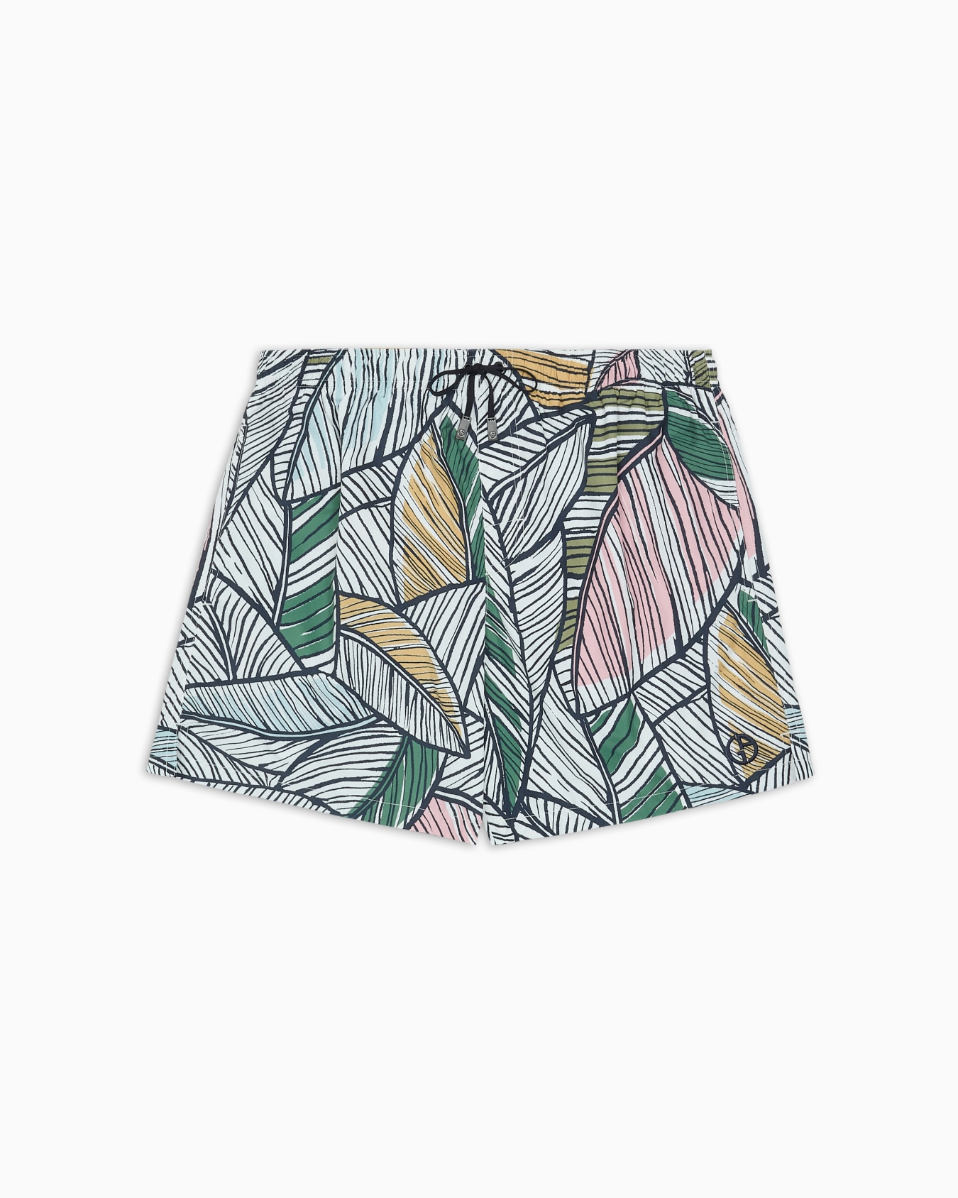 Printed swim trunks Slide 0