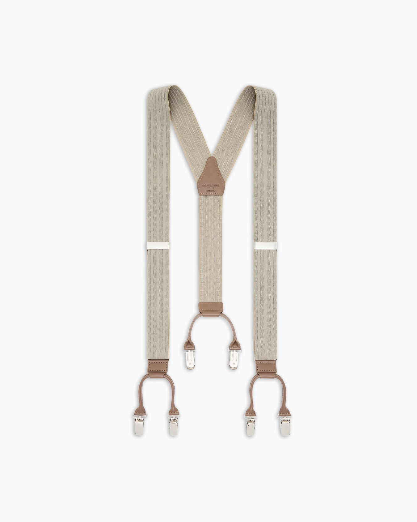 Webbing and leather braces Slide 0