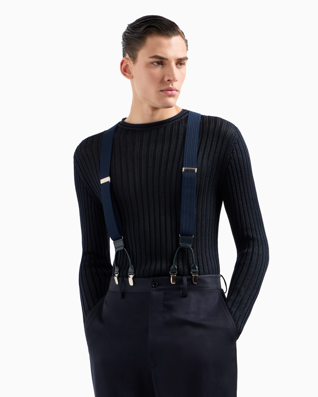 Webbing and leather braces Slide 2