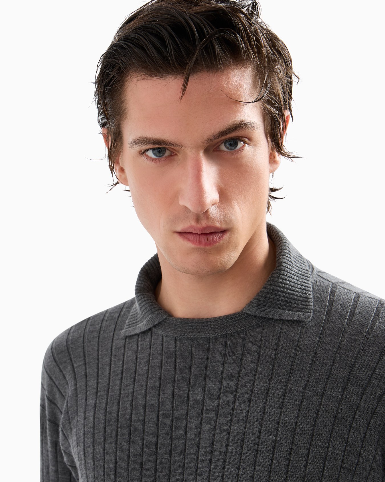 Ribbed cashmere and silk jumper Slide 5