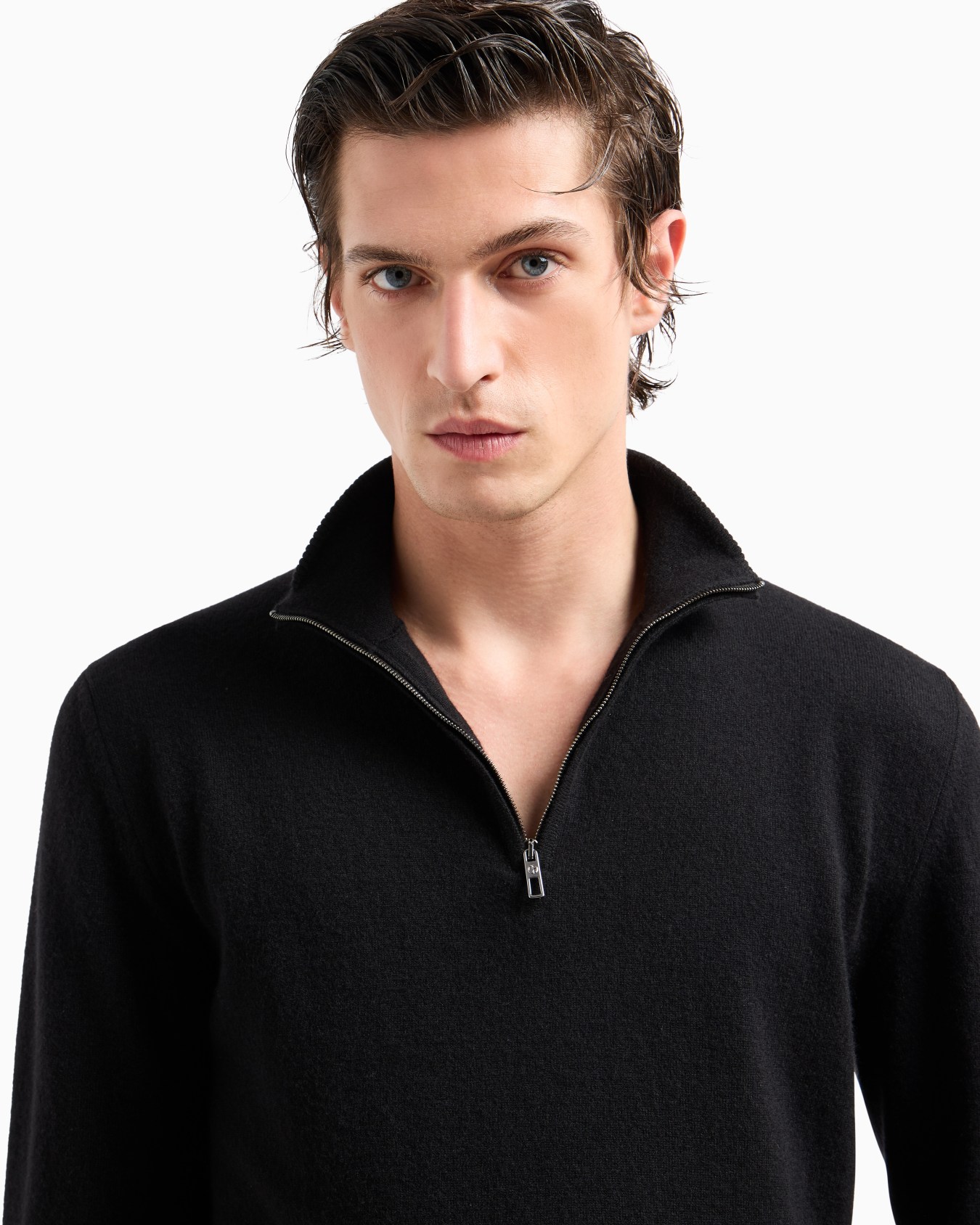 Cashmere mock-neck jumper Slide 4