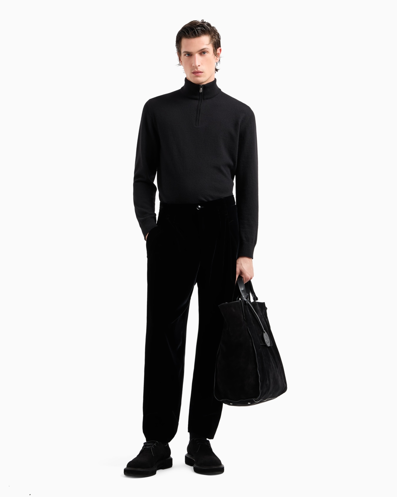 Cashmere mock-neck jumper Slide 3