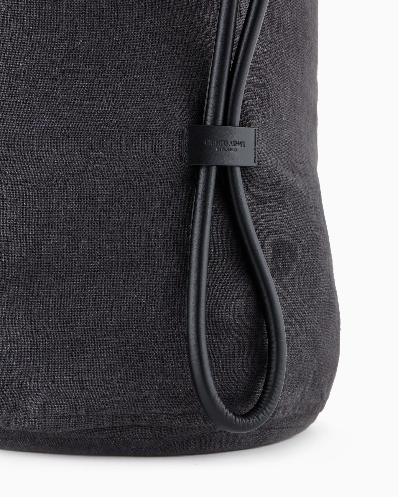 Linen canvas backpack Slide 4