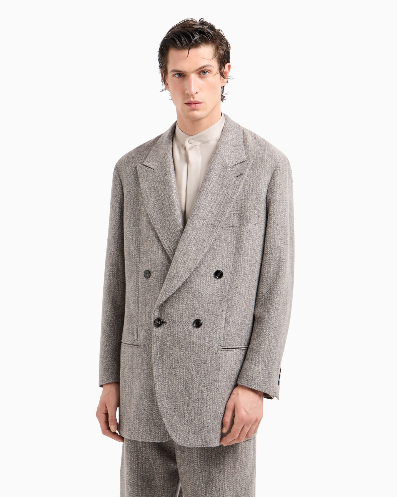 Heritage Line double-breasted jacket in a wool and viscose blend Slide 4