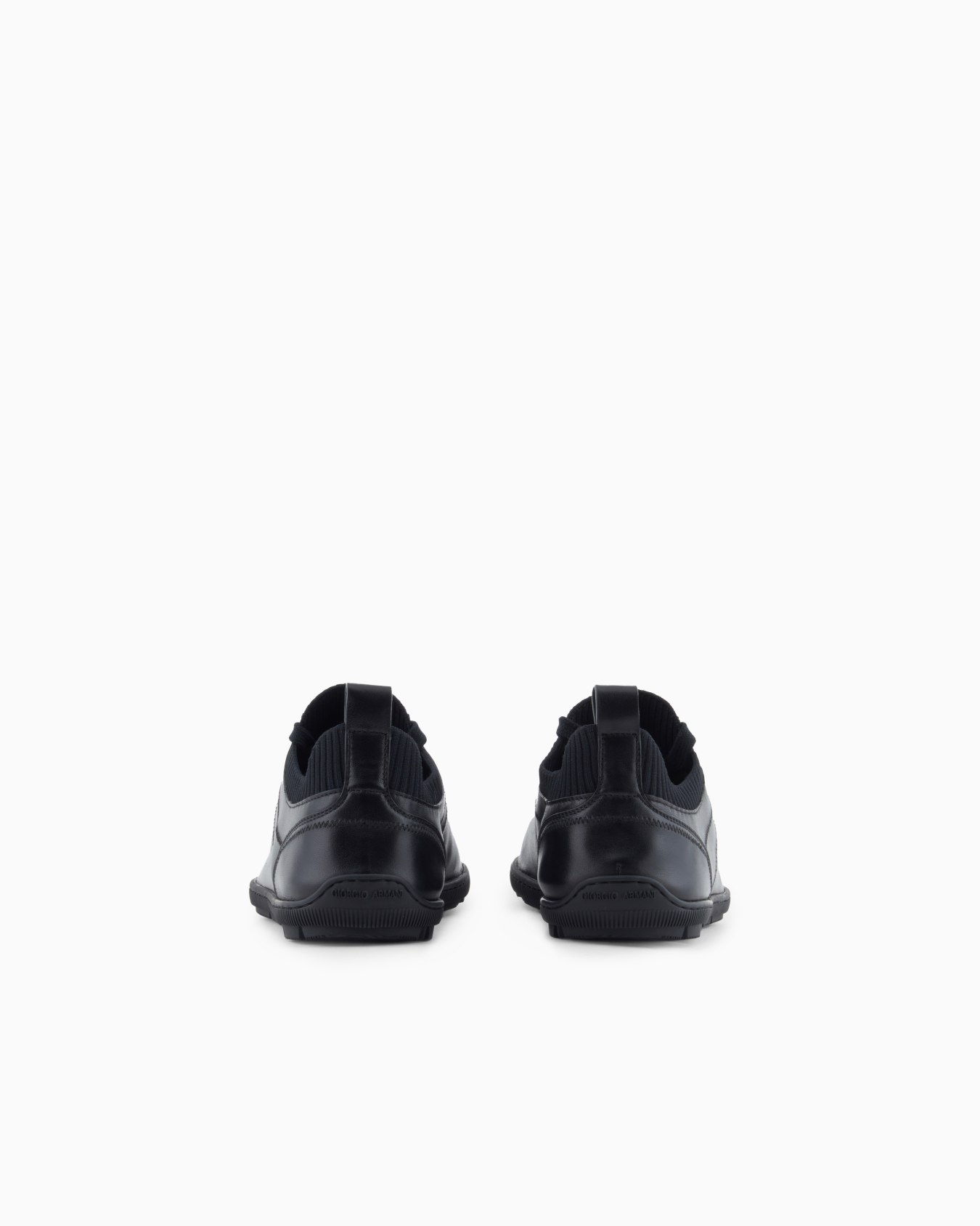 Sneaker aus Lammleder und Strick Folie 3