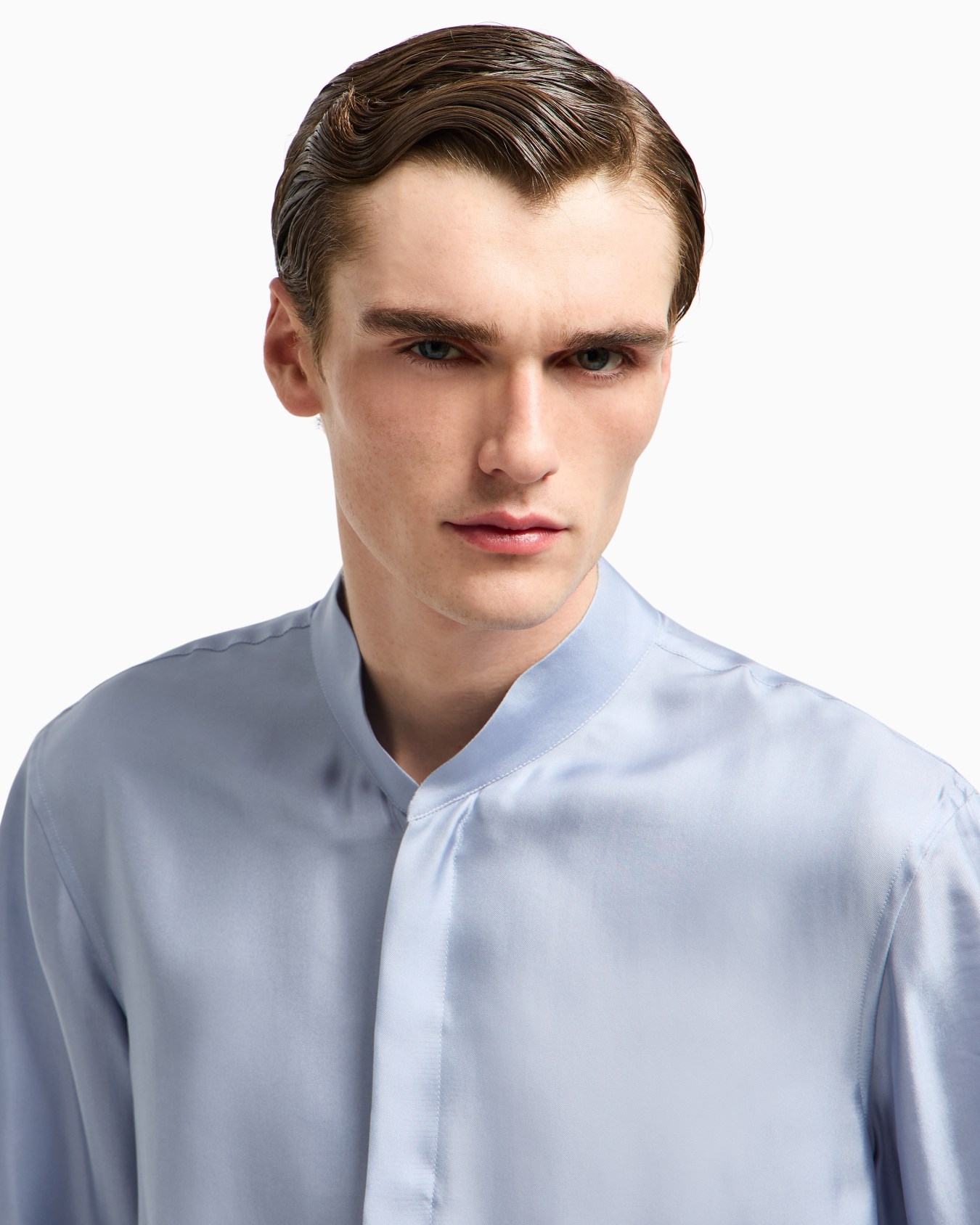Silk twill shirt Slide 4