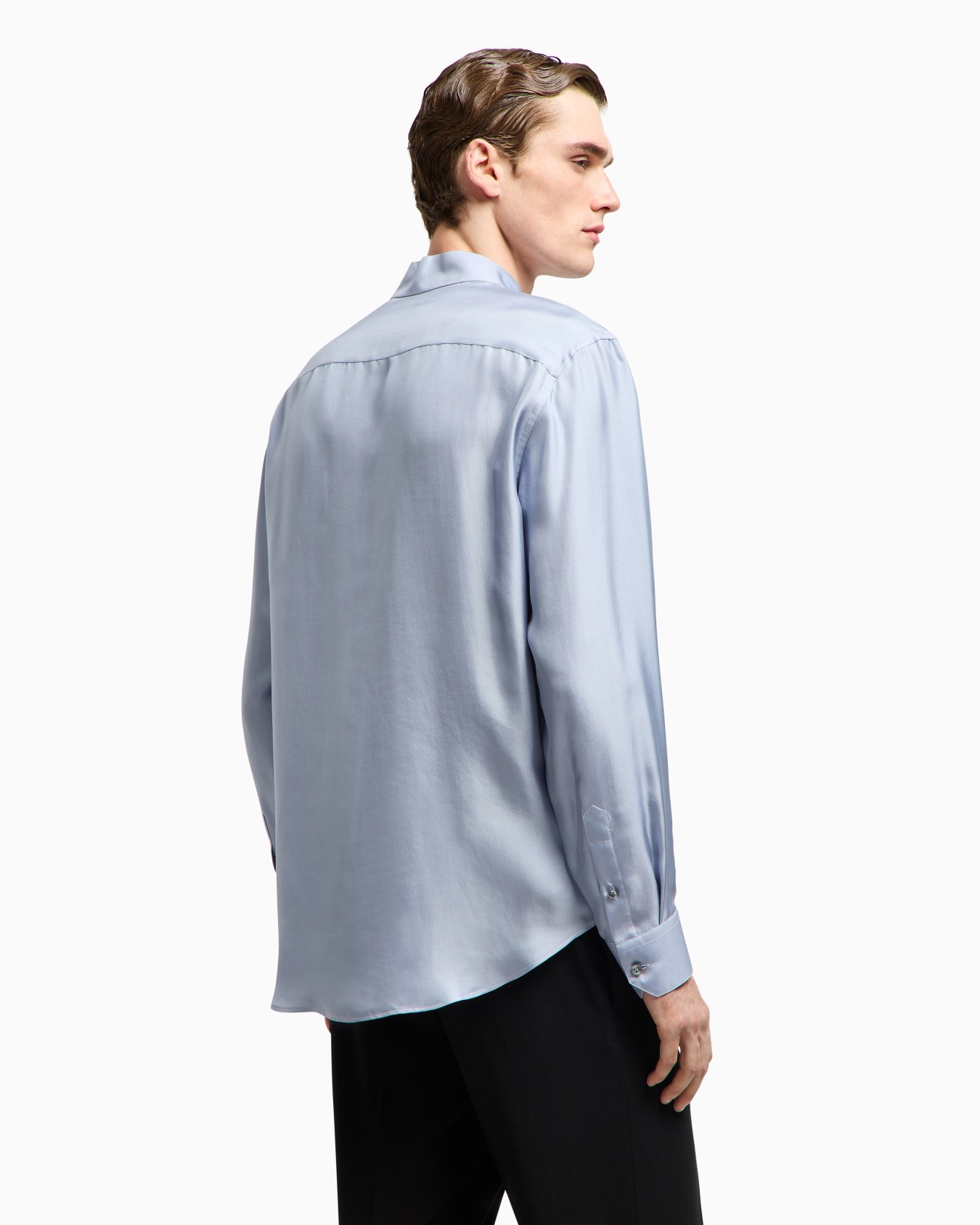 Silk twill shirt Slide 2