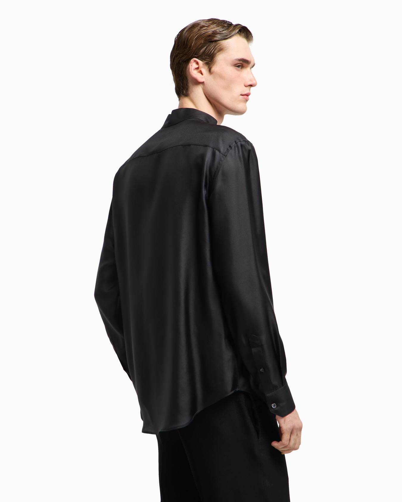 Silk twill shirt Slide 2