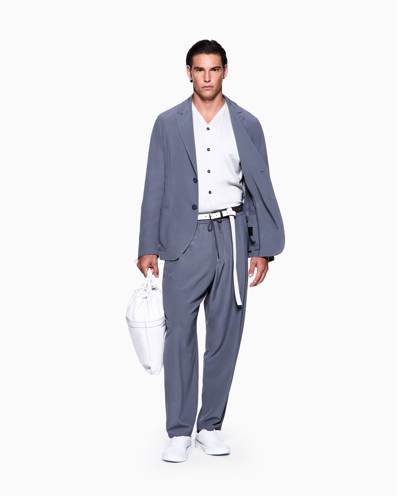 Camicia in interlock di seta cotone Slide 1