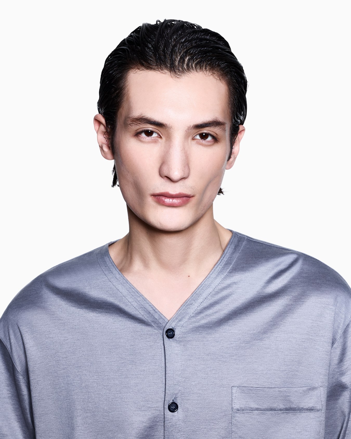 Silk-cotton interlock shirt Slide 4
