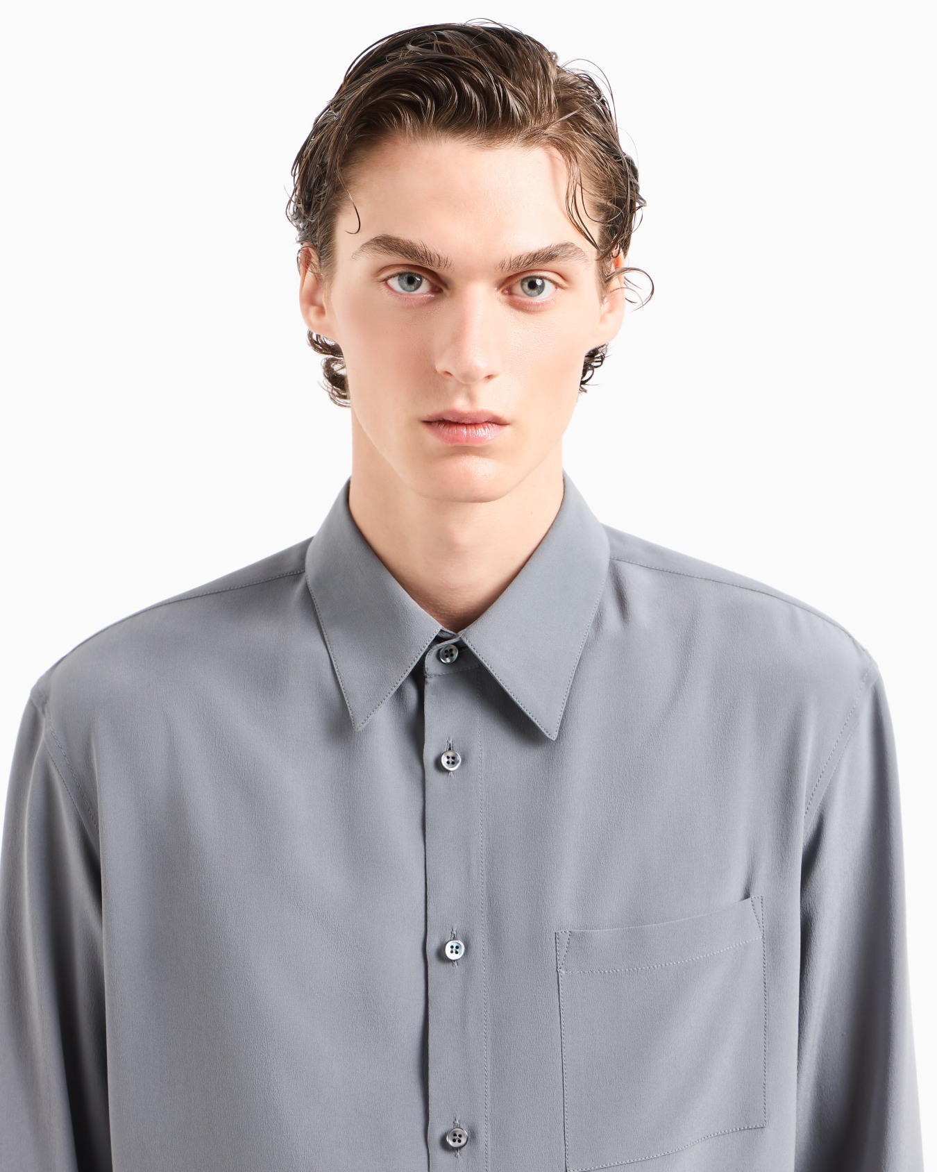 Silk crêpe shirt  Slide 5