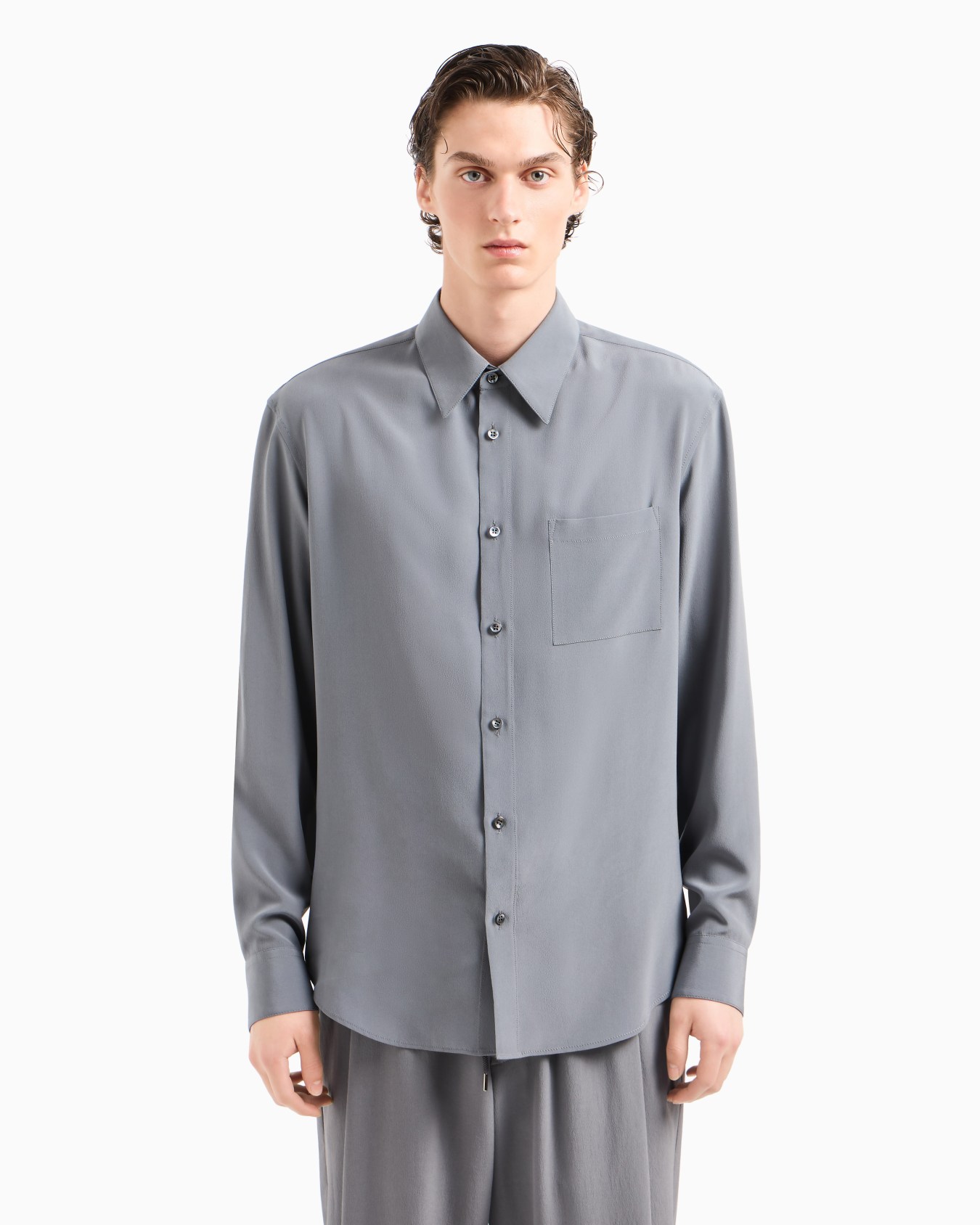 Silk crêpe shirt  Slide 4