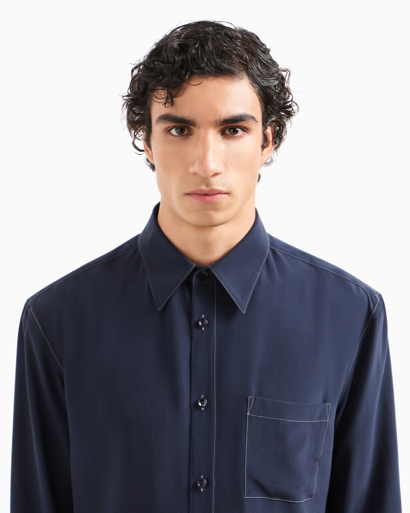 Silk crêpe shirt  Slide 5