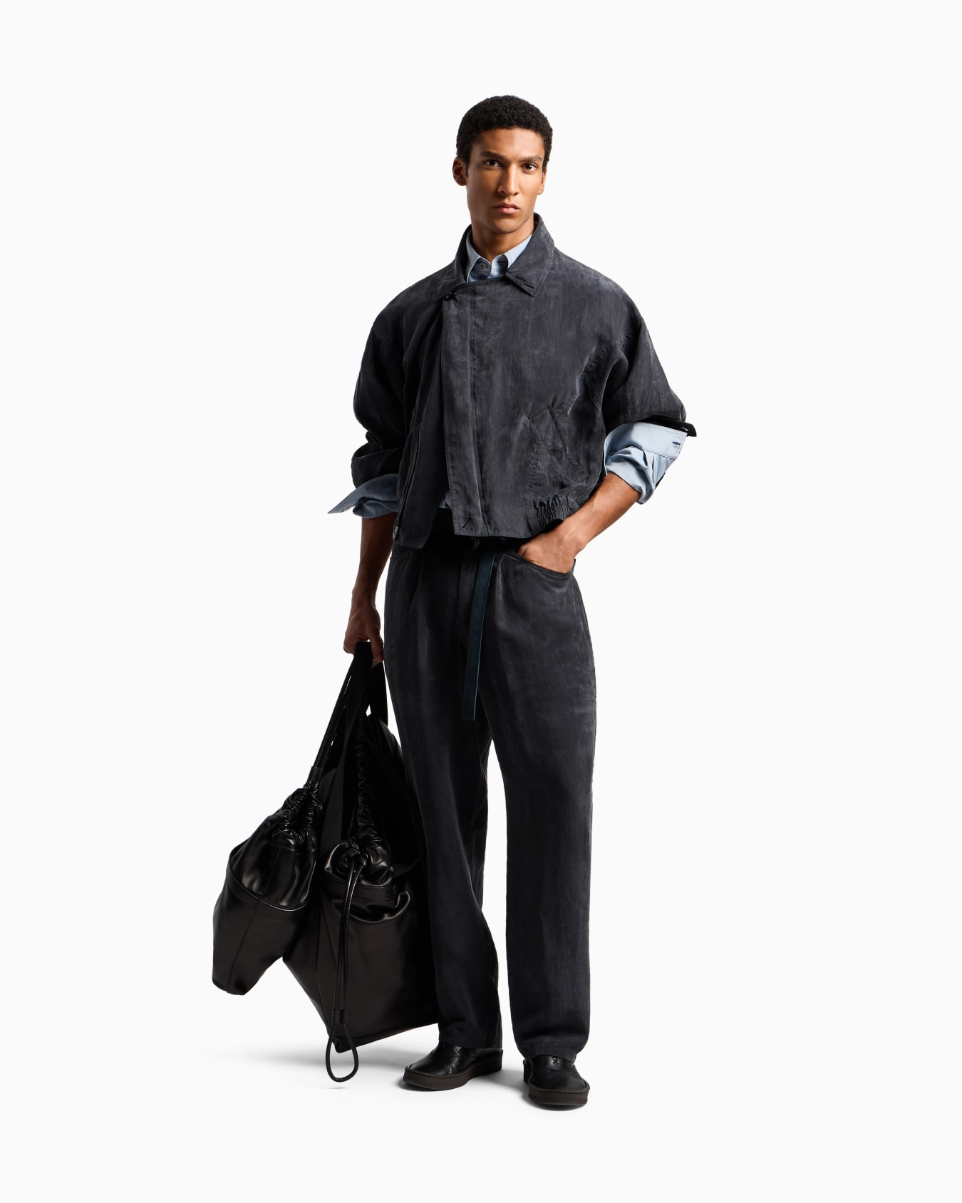 Silk canvas shirt Slide 2