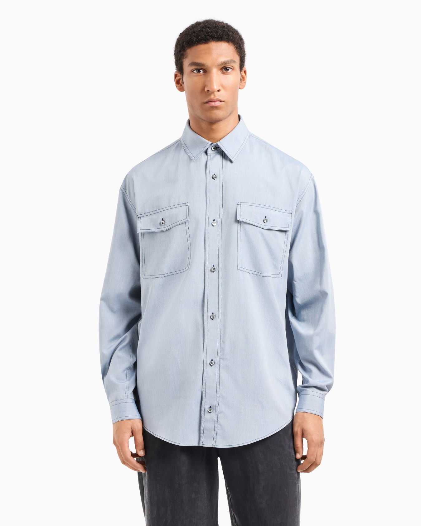 Silk canvas shirt Slide 4