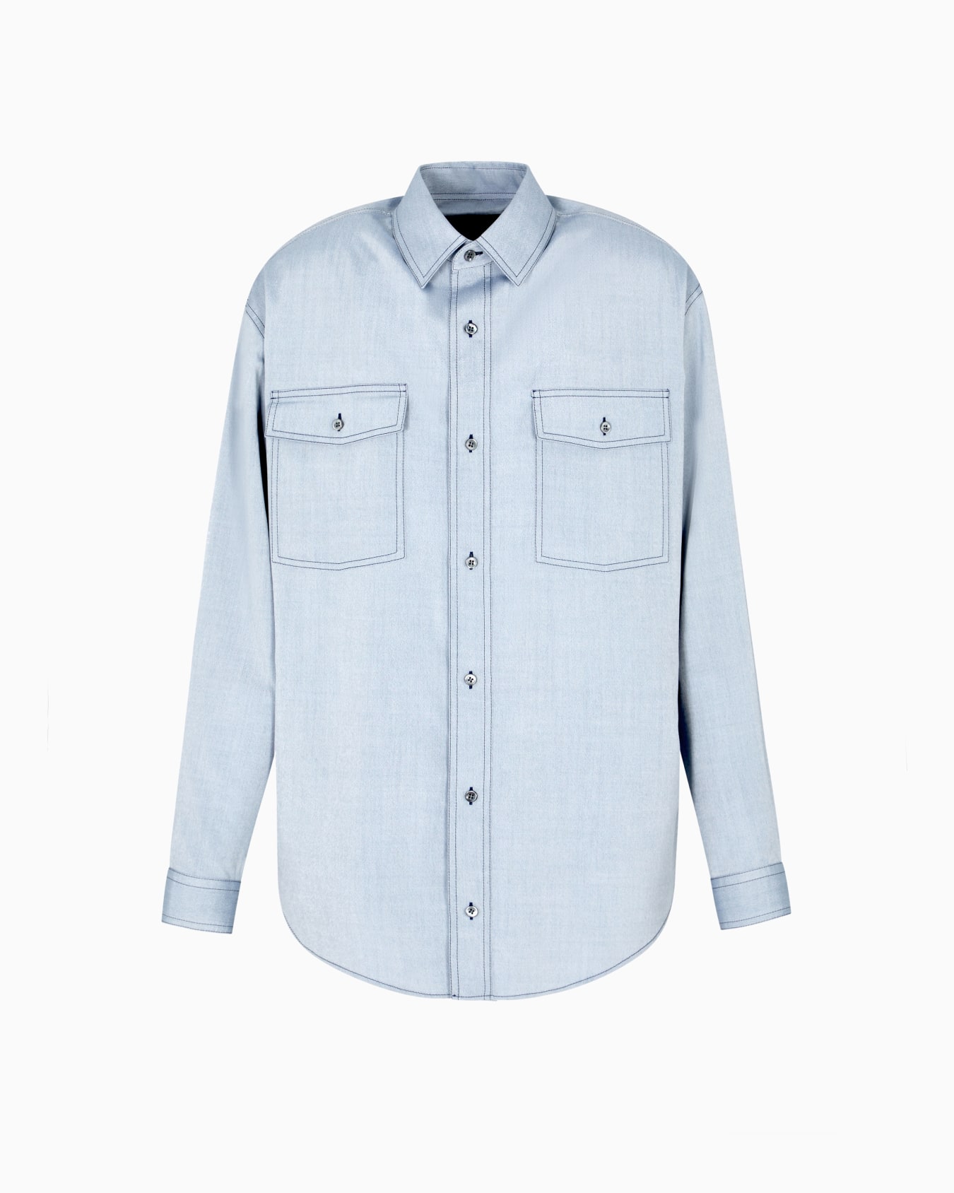 Silk canvas shirt Slide 0