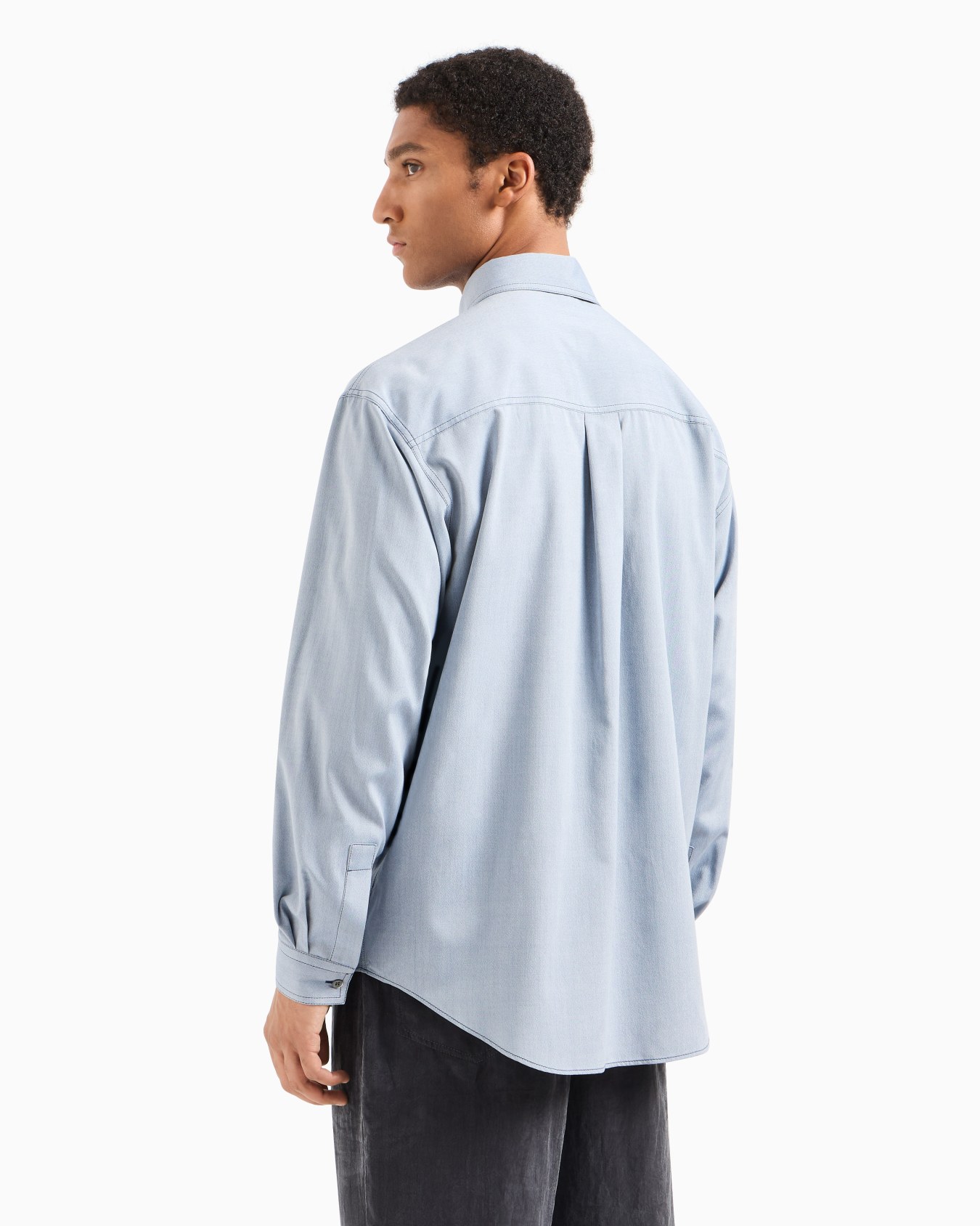 Silk canvas shirt Slide 3