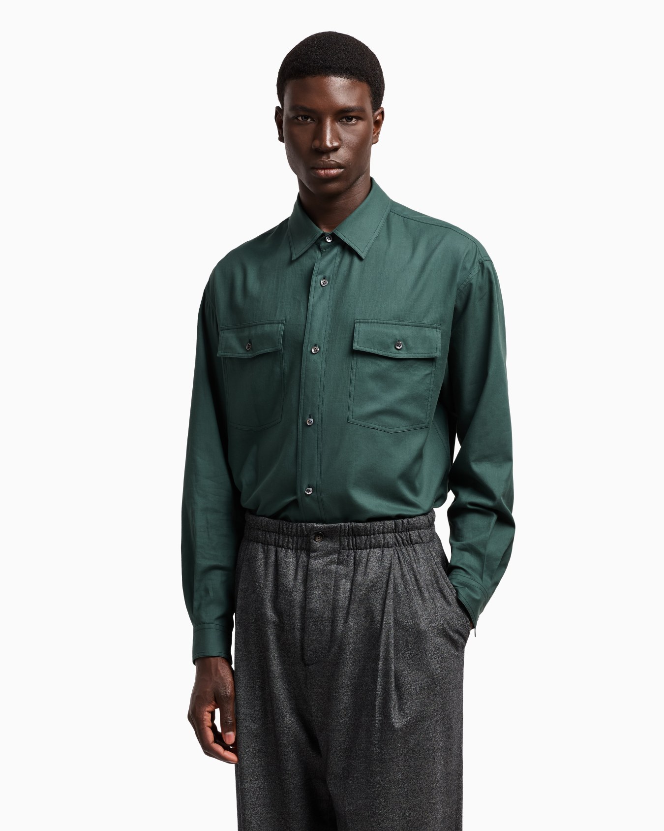 Cotton flannel shirt Slide 4