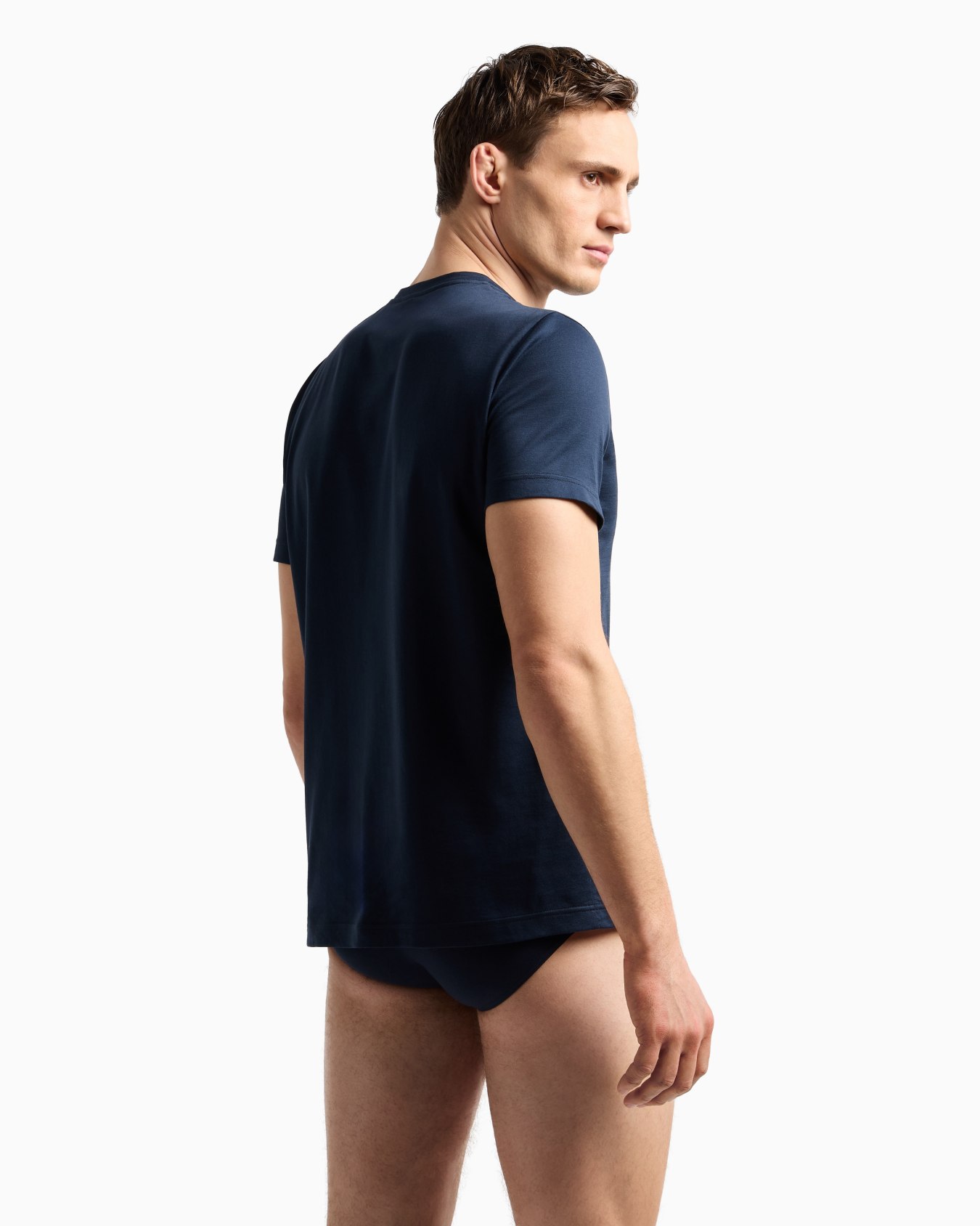 ASV cotton loungewear crew-neck T-shirt Slide 2