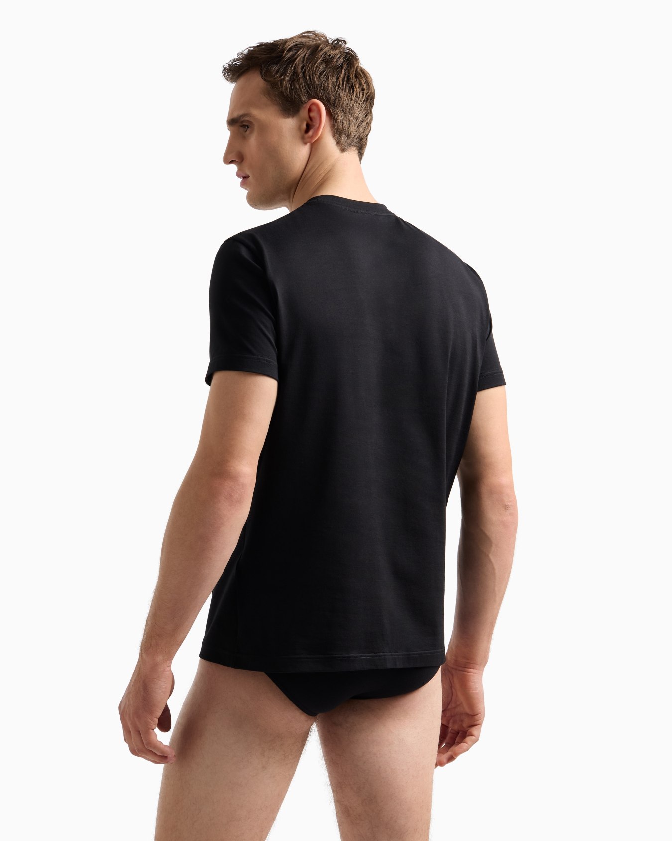 ASV cotton loungewear crew-neck T-shirt Slide 2