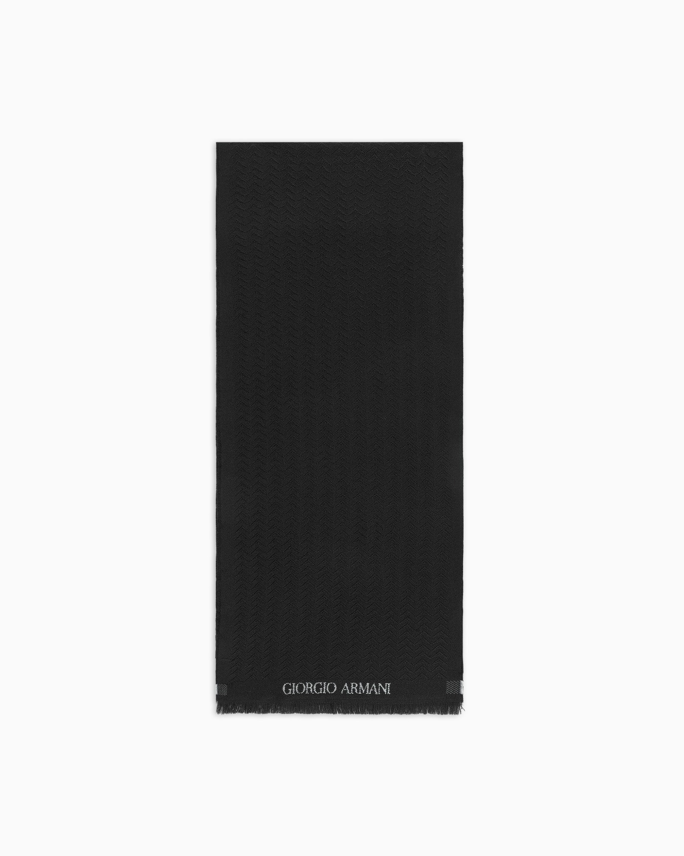 Bufanda de tejido jacquard de lana virgen Diapositiva 0