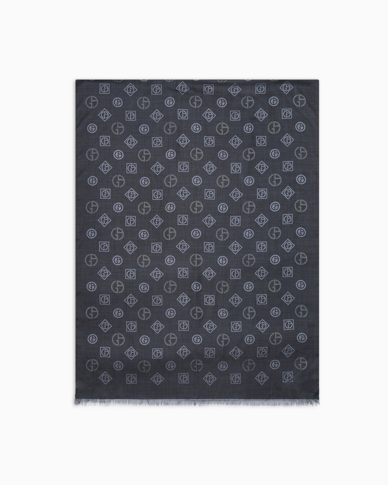Monogram jacquard silk stole Slide 0