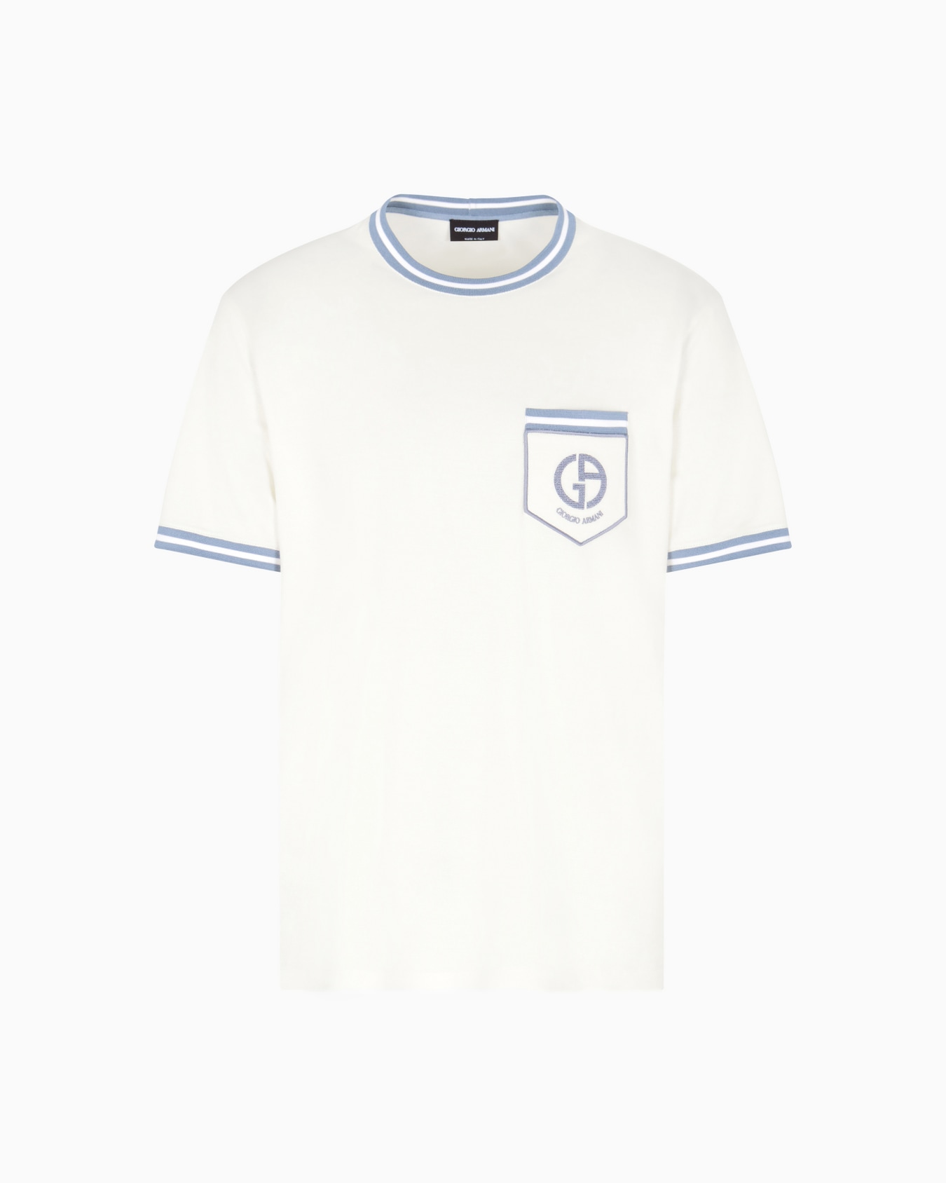 T-shirt in silk piqué jersey Slide 0