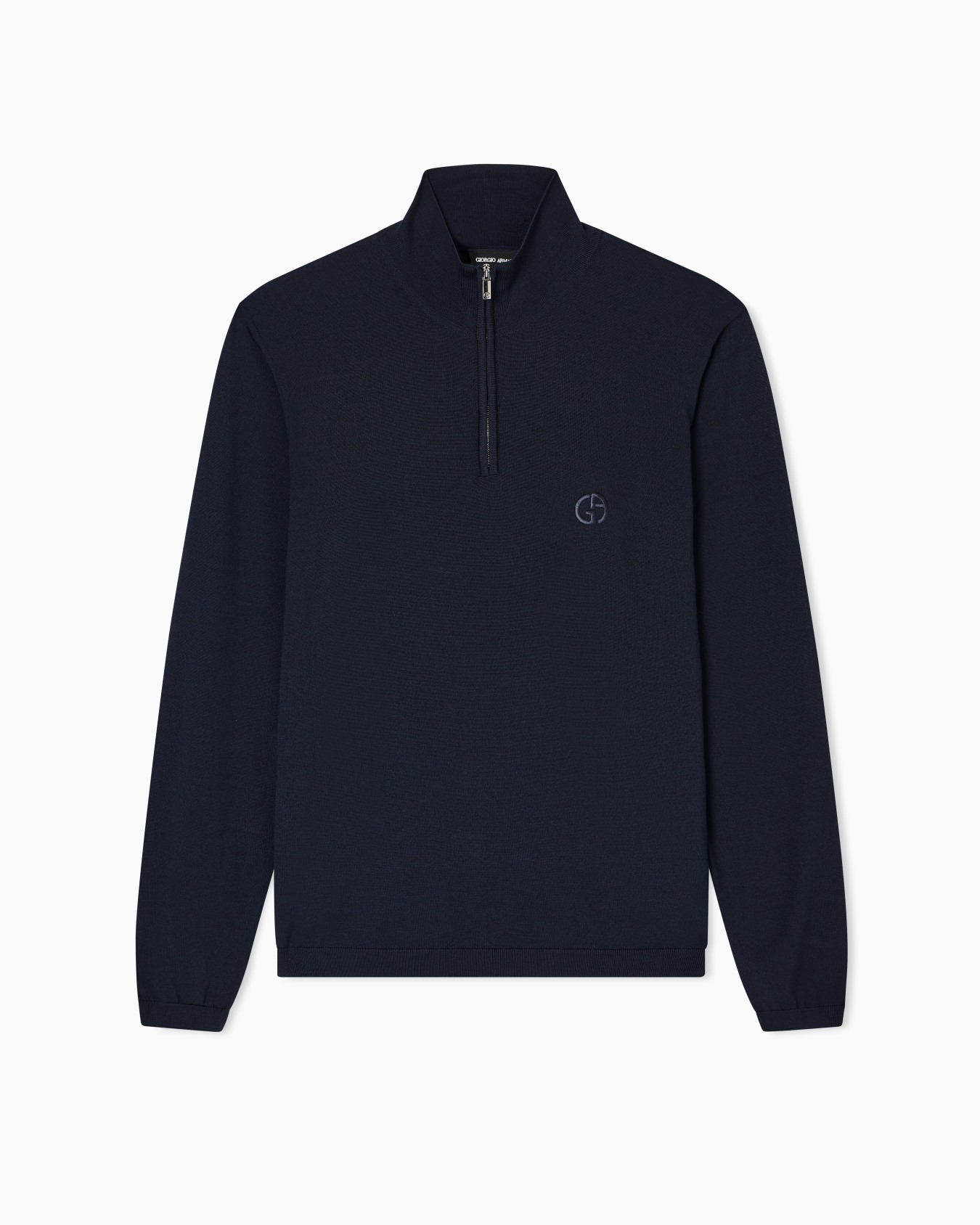 Virgin-wool mock-neck jumper Slide 0