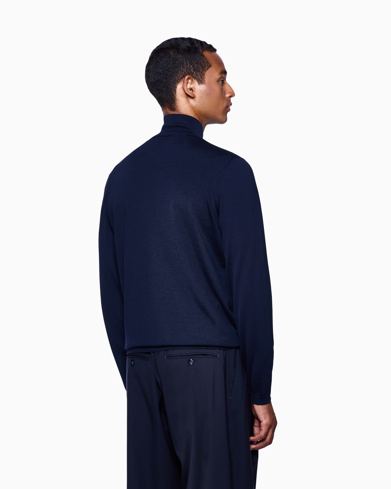 Virgin-wool mock-neck jumper Slide 2