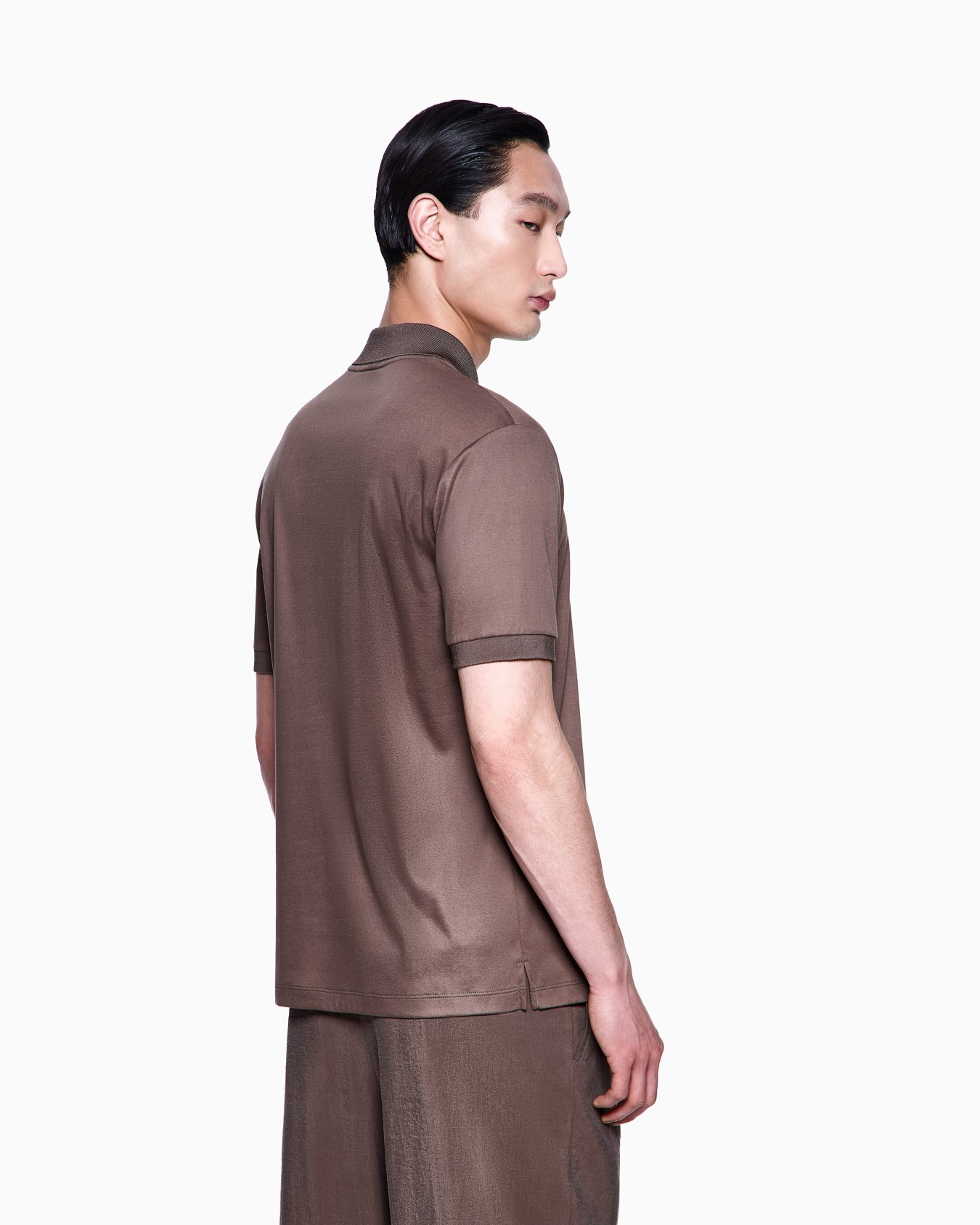 Poloshirt aus Baumwoll-Interlock mit Logostickerei Folie 2