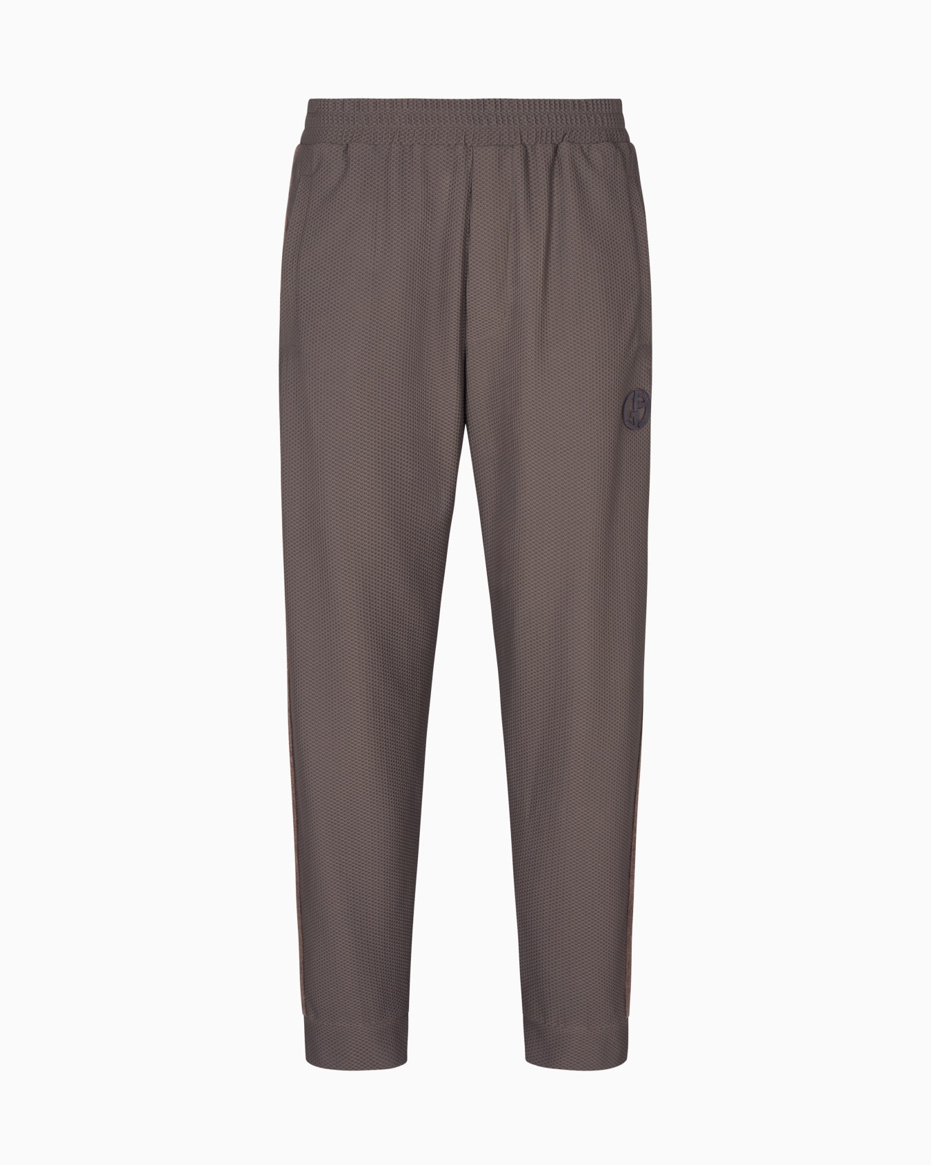 Technical waffle flat-front trousers Slide 0