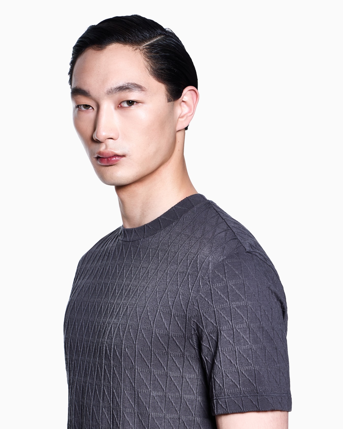 ASV stretch cashmere and viscose-blend crew-neck T-shirt Slide 4