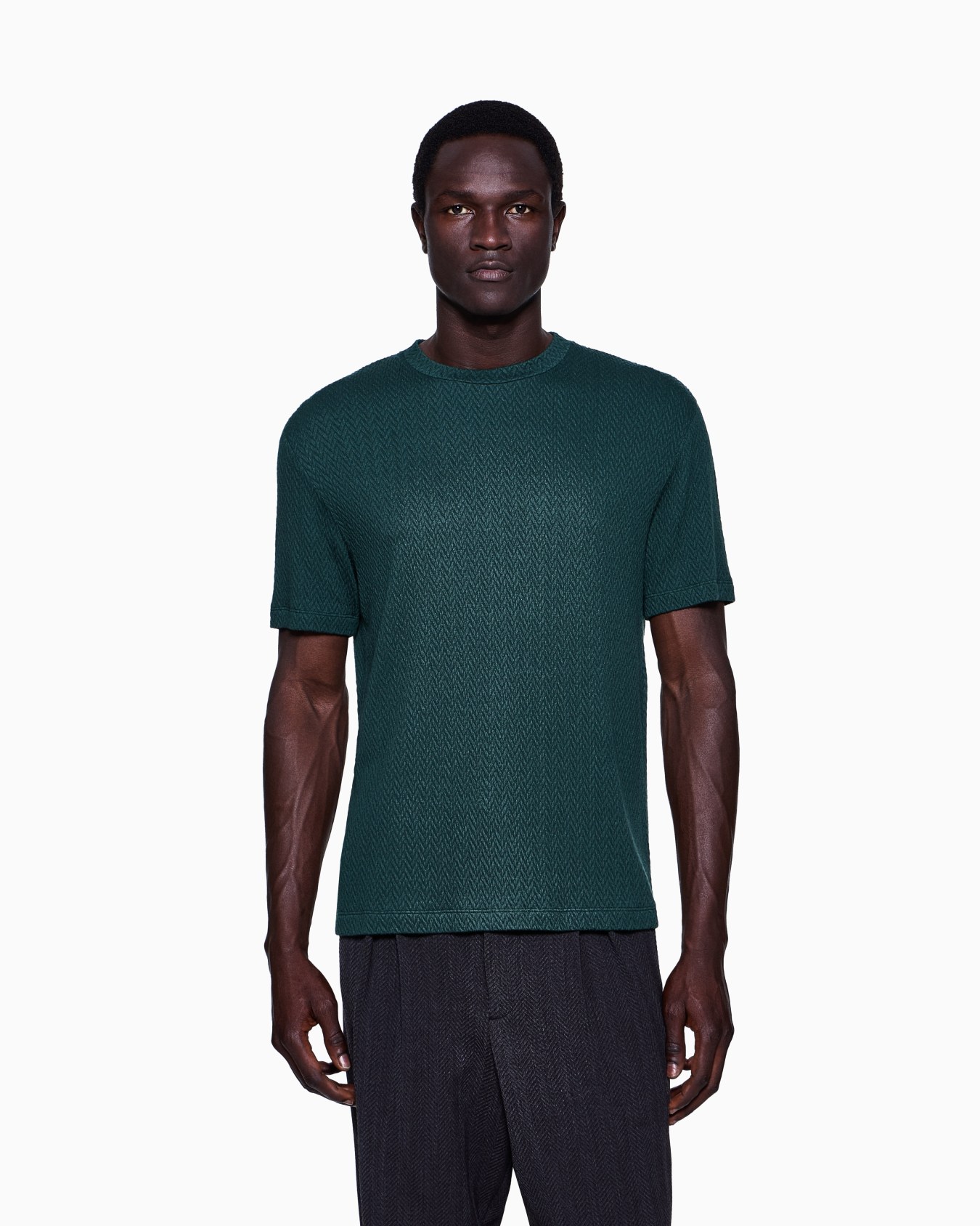 ASV stretch cashmere and viscose-blend crew-neck T-shirt Slide 3