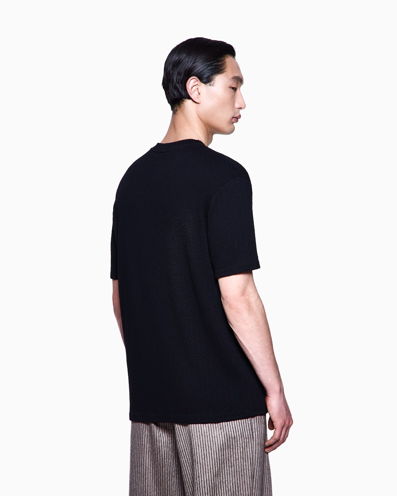 ASV stretch cashmere and viscose-blend crew-neck T-shirt Slide 2