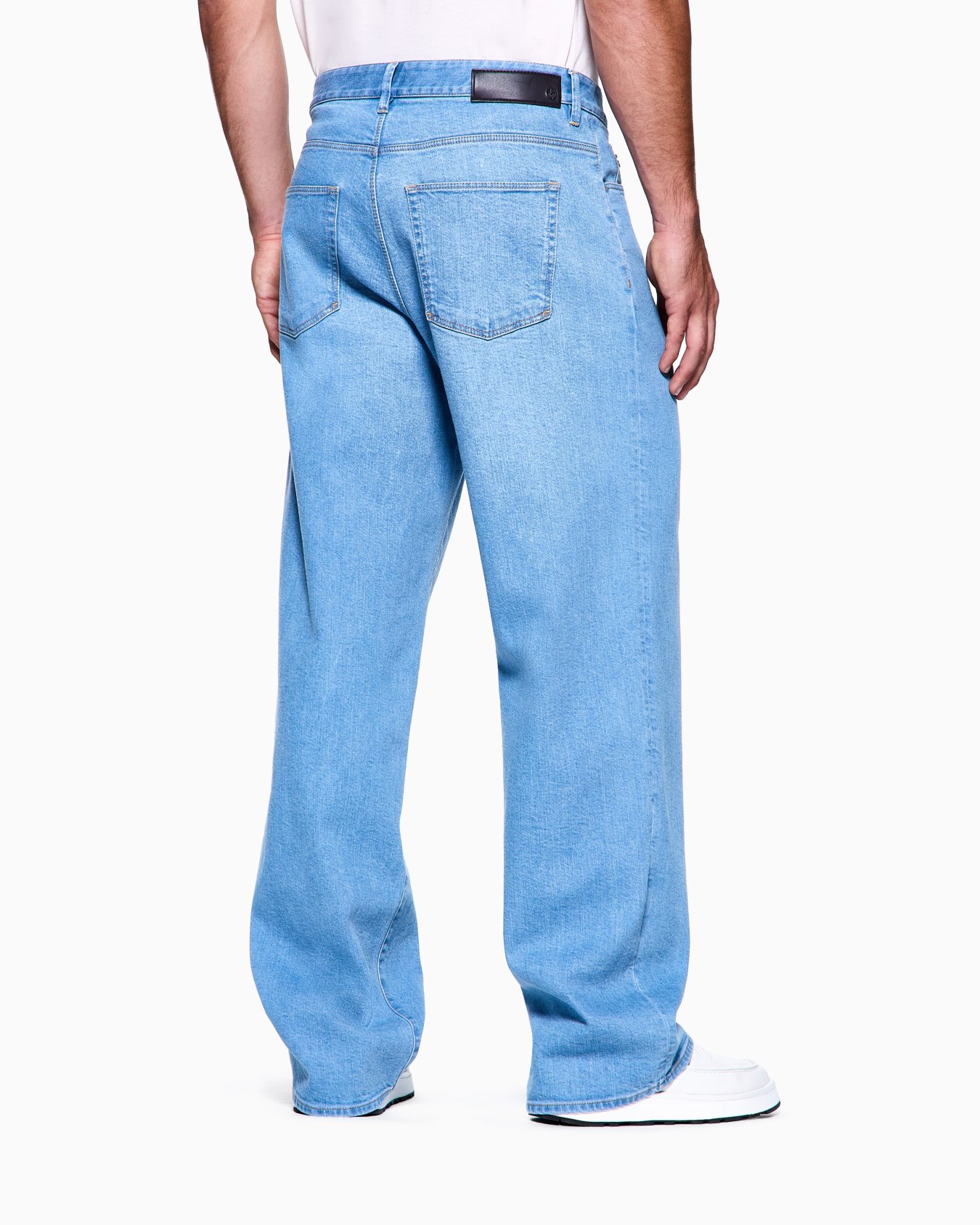 Pantaloni 5-tasche in cotone e modal ASV Slide 2