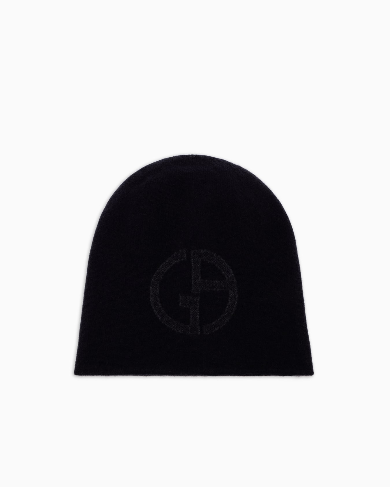 Gorro de cachemir con logotipo GA en intarsia Diapositiva 0