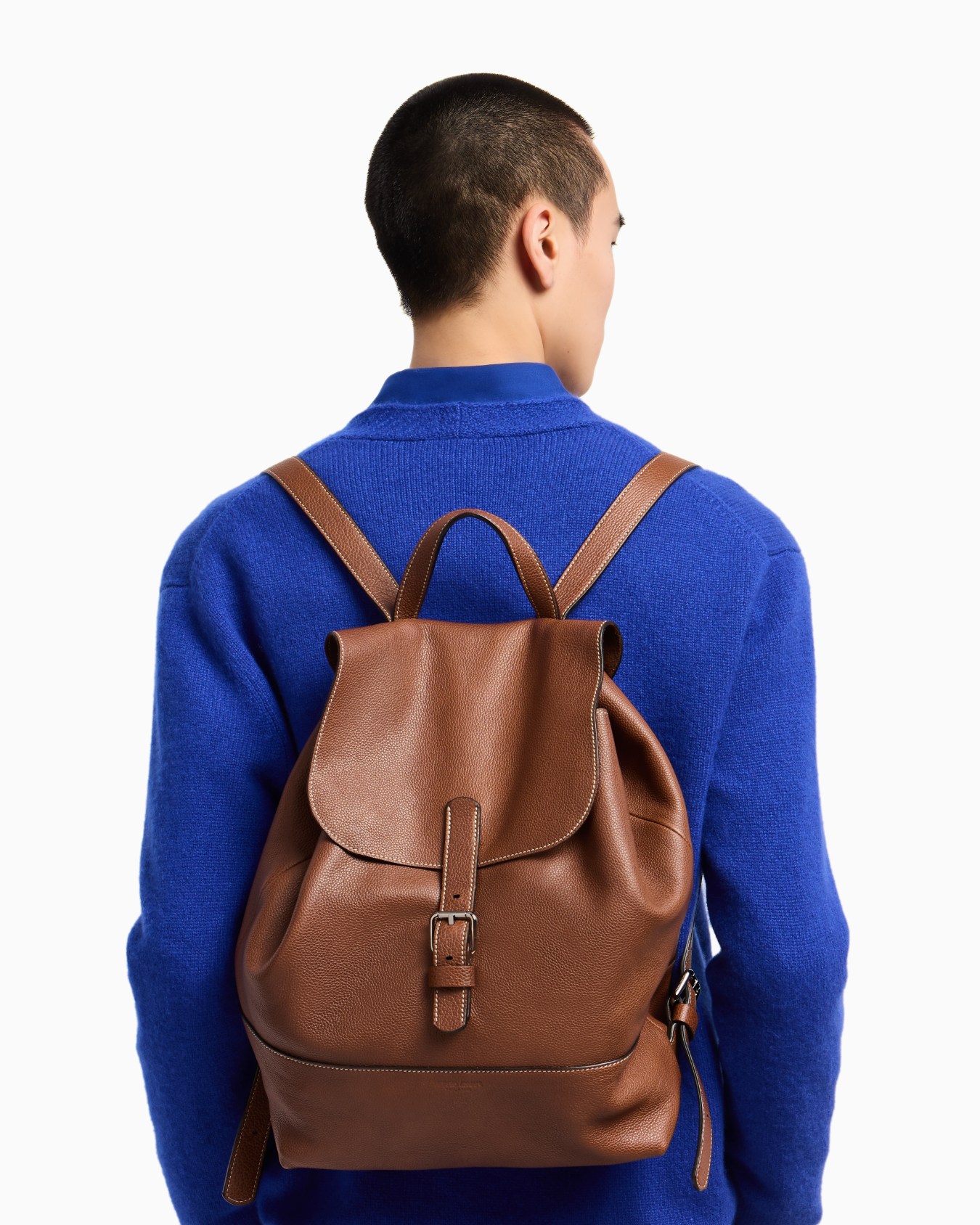 Mochila de cuero plena flor Diapositiva 5