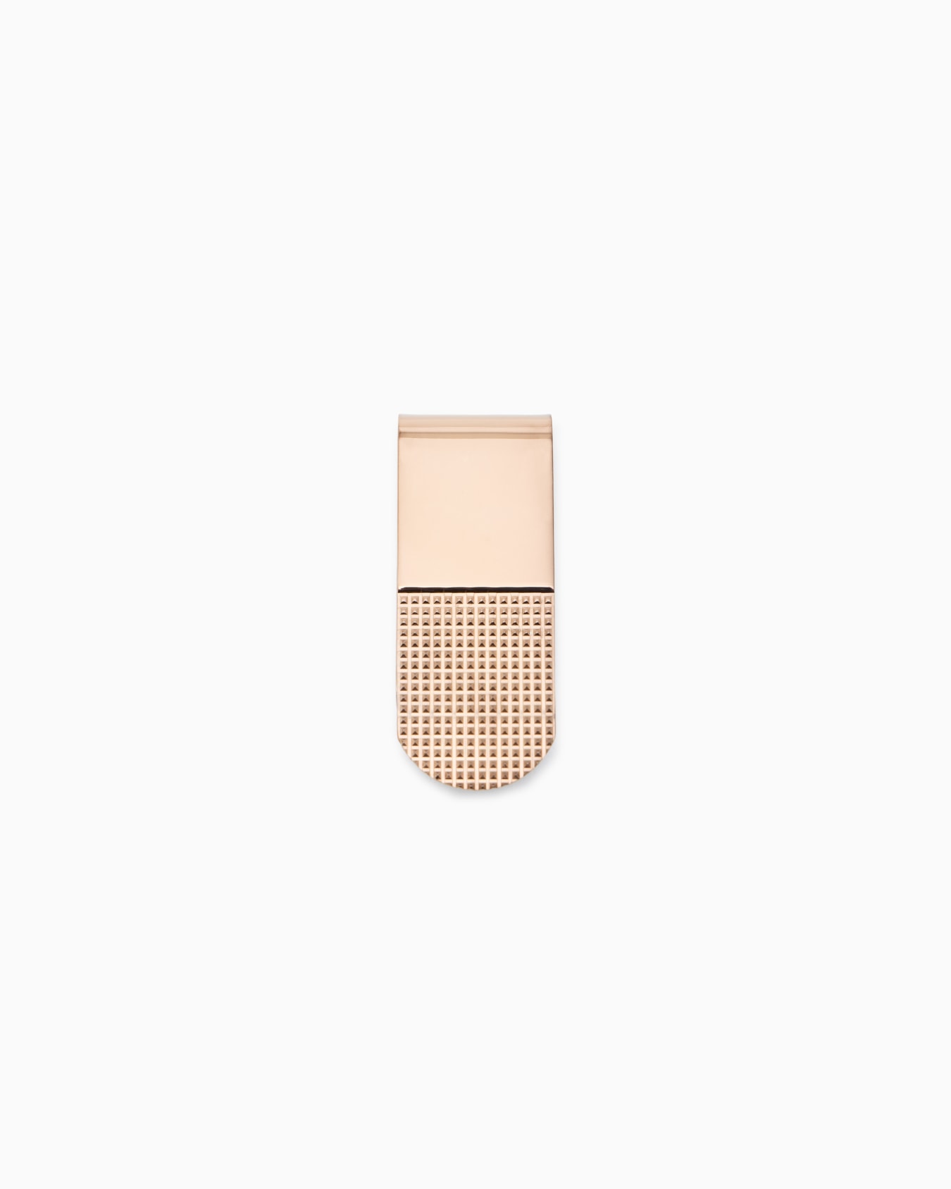 Money clip in sterling silver with a knurled motif Slide 0