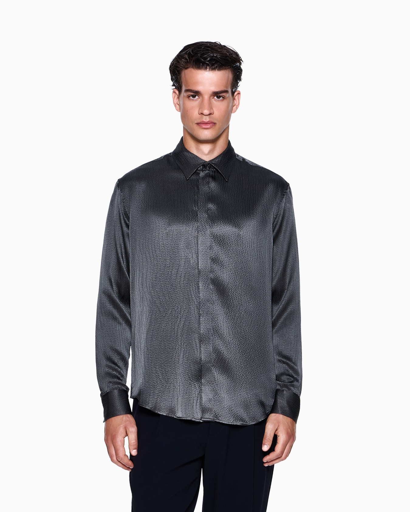 Chemise en satin de soie Diapositive 3