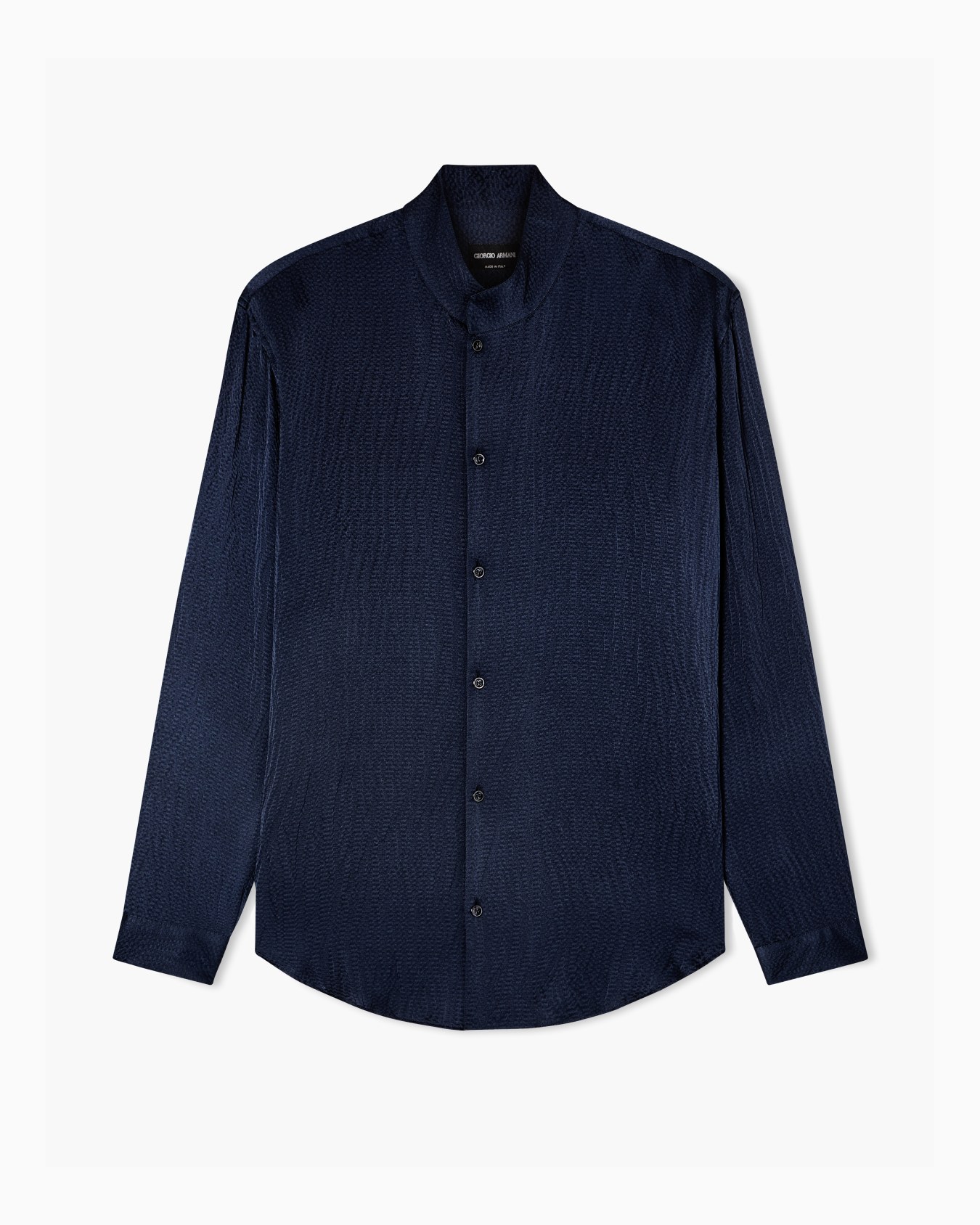 Giorgio's Camicia in satin con dettaglio strass Slide 0